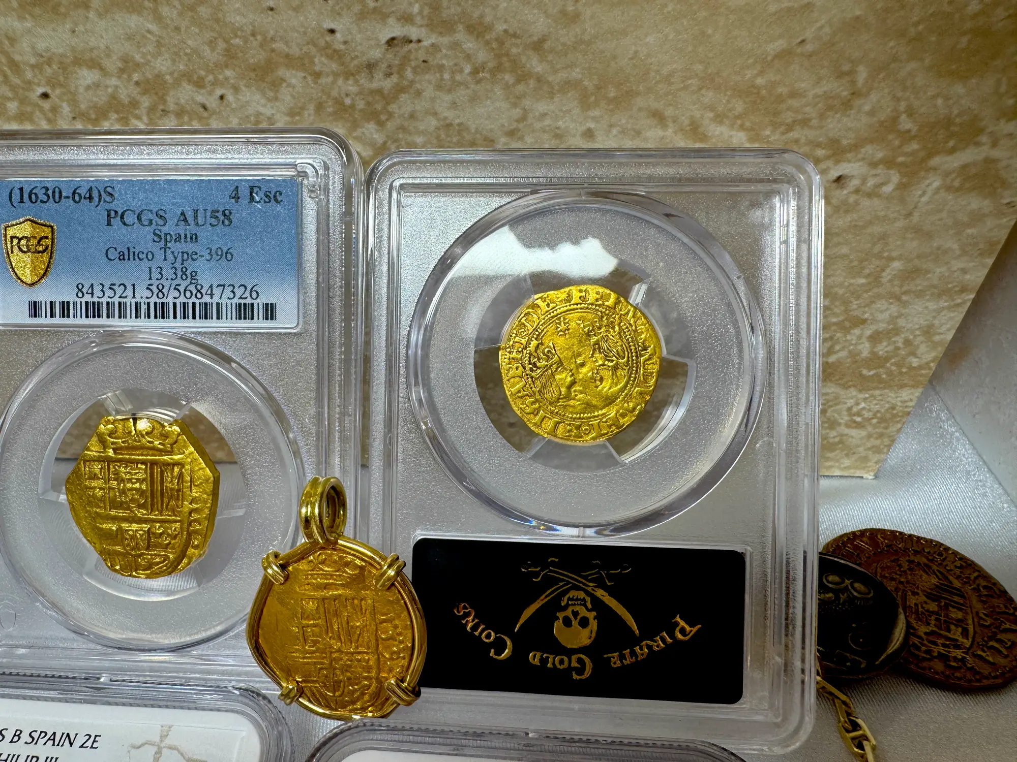 Spain 1 Excelente "King Ferdinand V & Queen Isabel I" PCGS 50 Pop 1  3