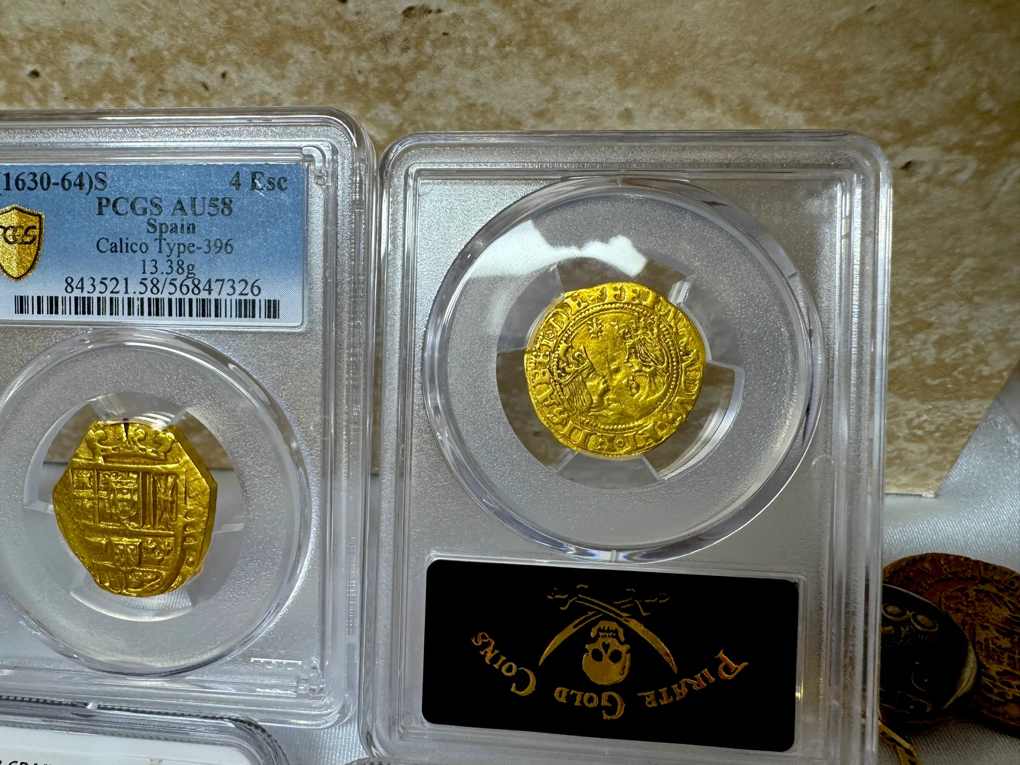 Spain 1 Excelente "King Ferdinand V & Queen Isabel I" PCGS 50 Pop 1  2