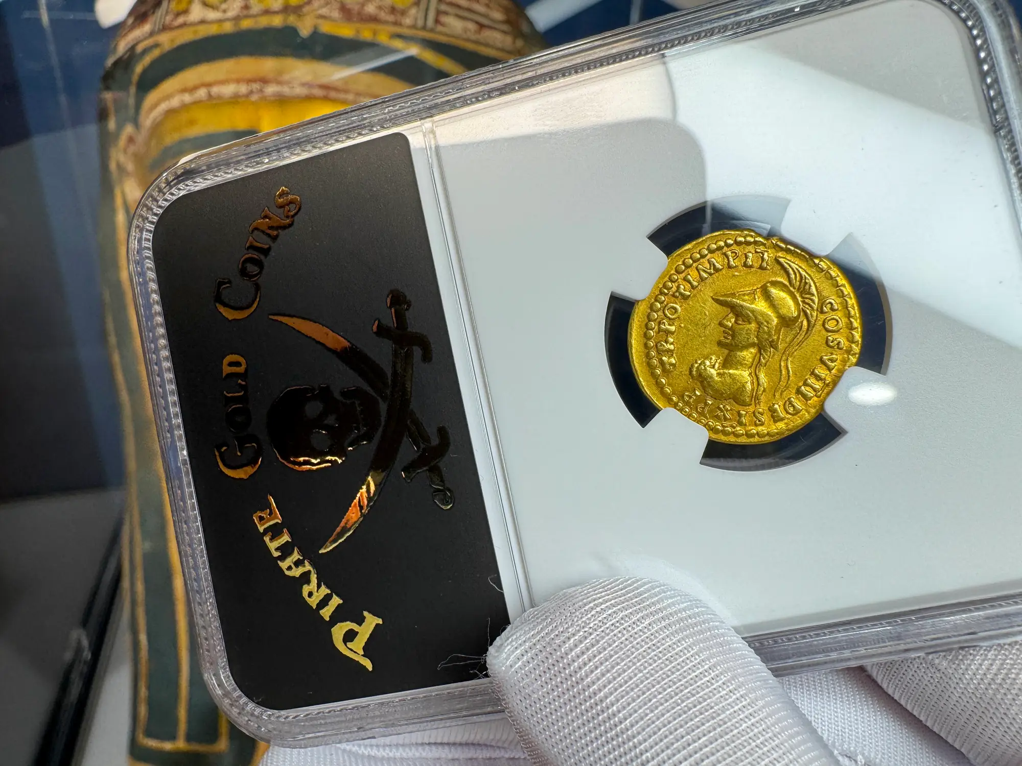 Roman Empire "Domitian- Helmeted Warrior" 12th of 12 Caesars NGC Ch F 23