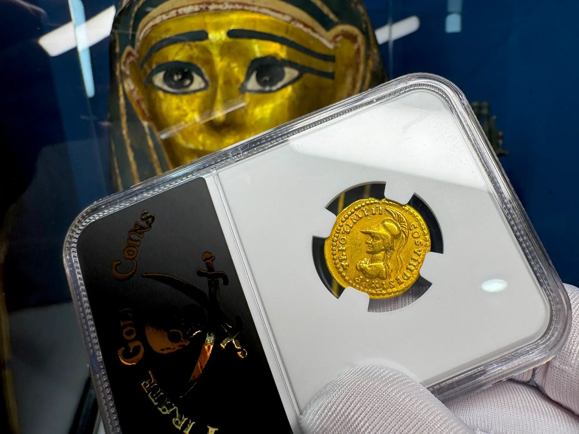 Roman Empire "Domitian- Helmeted Warrior" 12th of 12 Caesars NGC Ch F 29