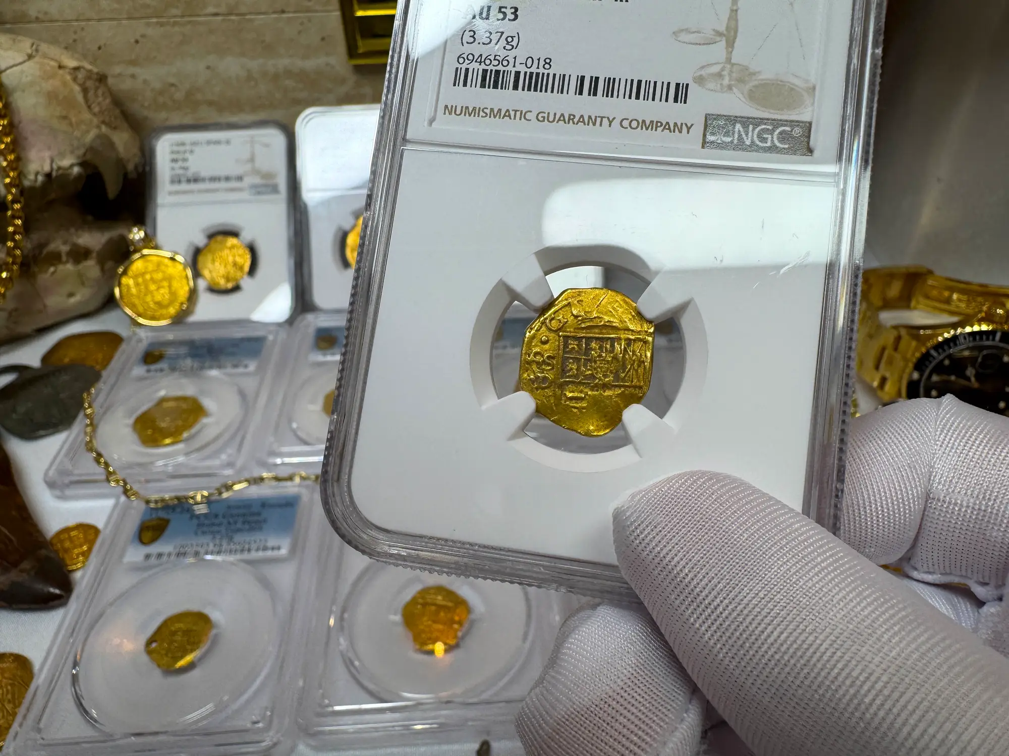 Spain 1 Escudo 1598-21 "Philip III" NGC 53 24