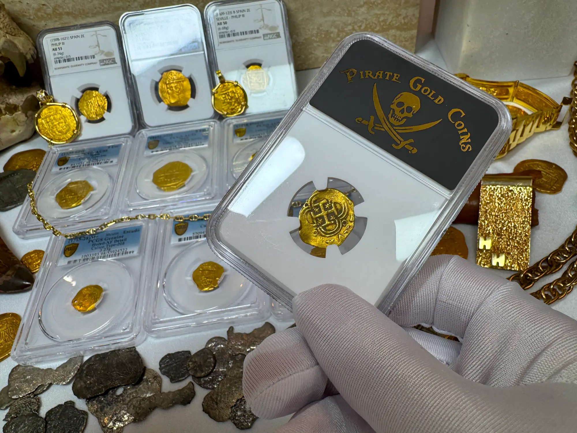 Spain 1 Escudo 1598-21 "Philip III" NGC 53 17