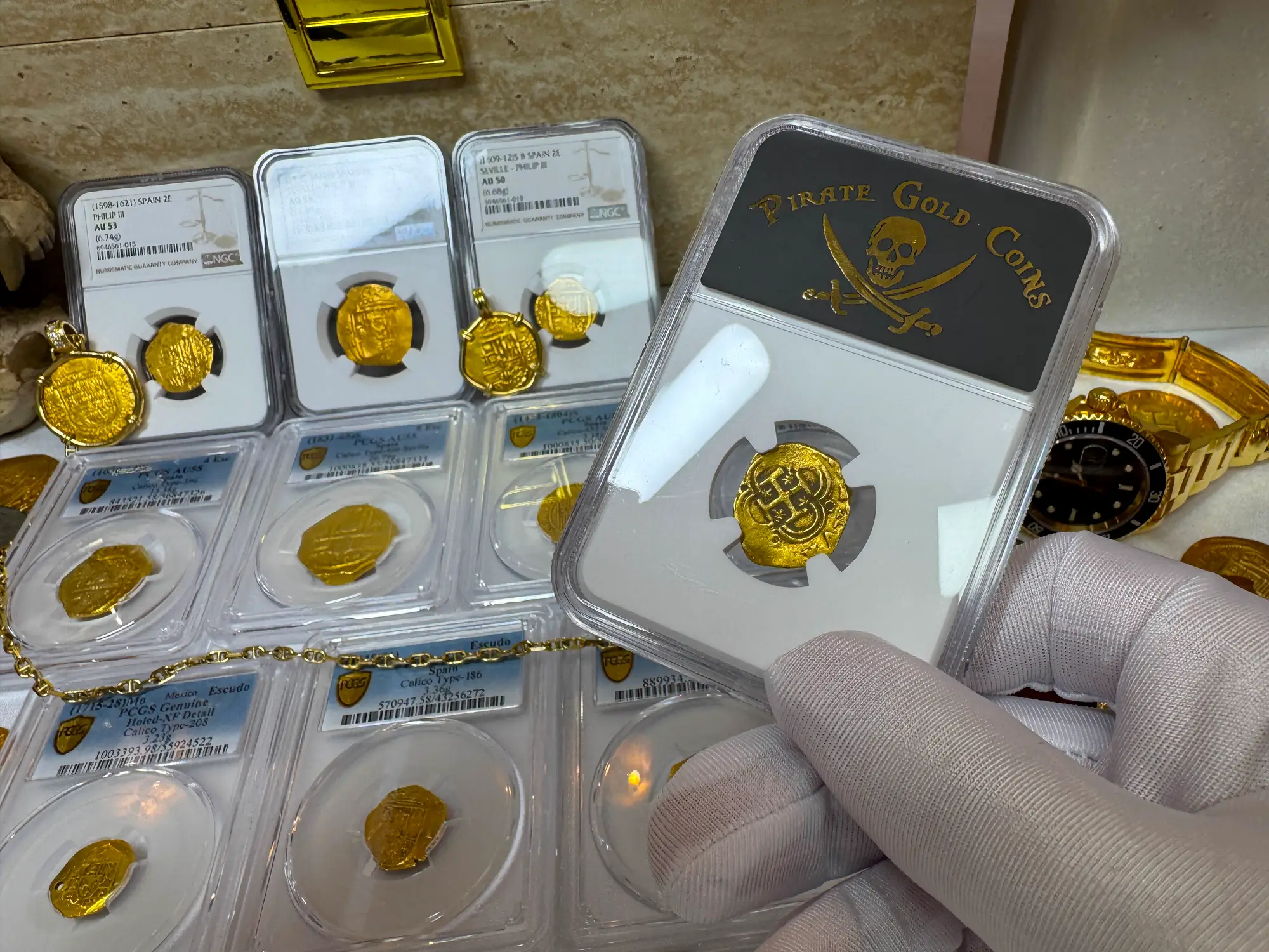 Spain 1 Escudo 1598-21 "Philip III" NGC 53 20