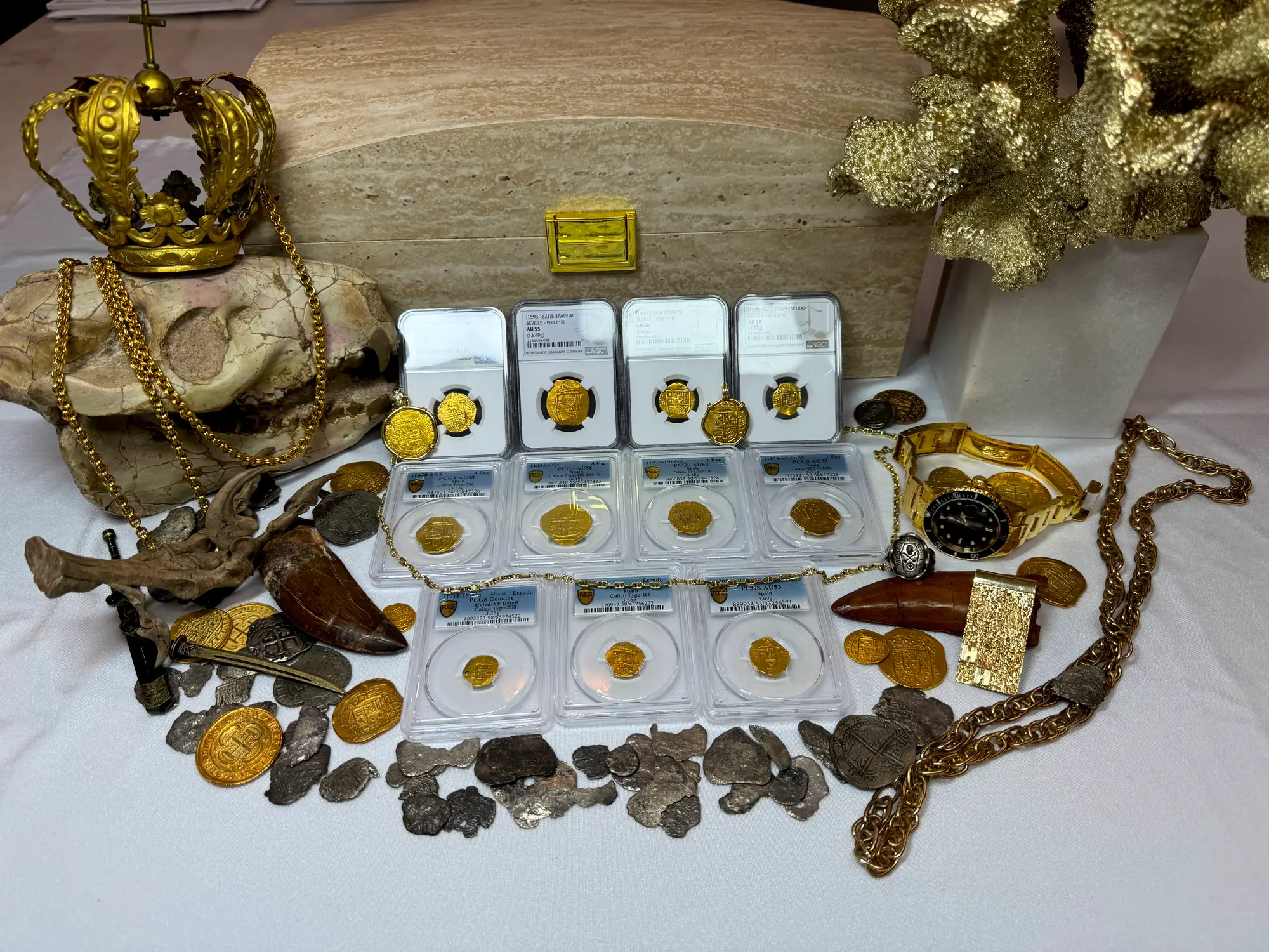 Spain 1 Escudo 1598-21 "Philip III" NGC 53 15