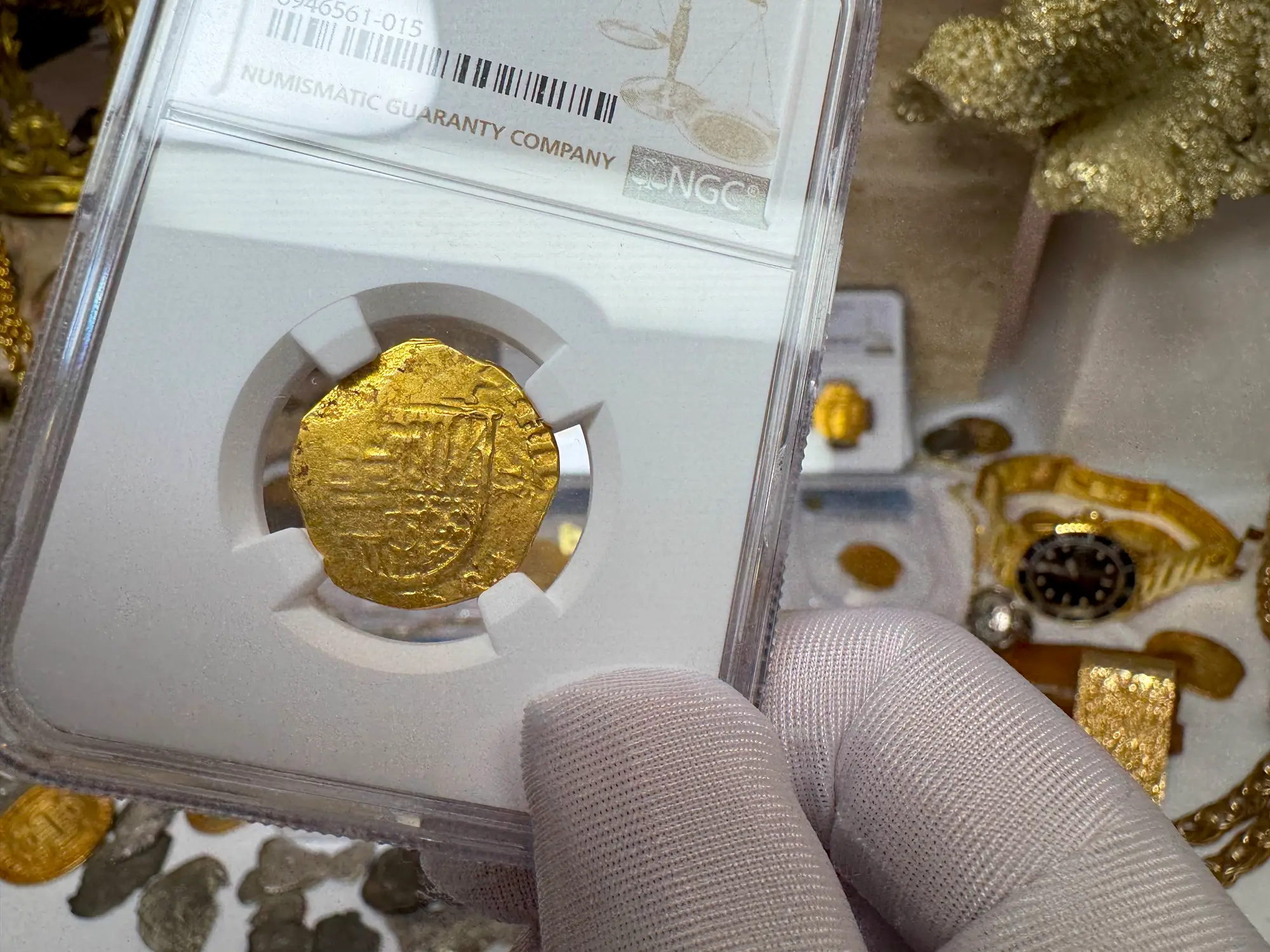 Spain 2 Escudos 1598-21 "Philip III" NGC 53 17