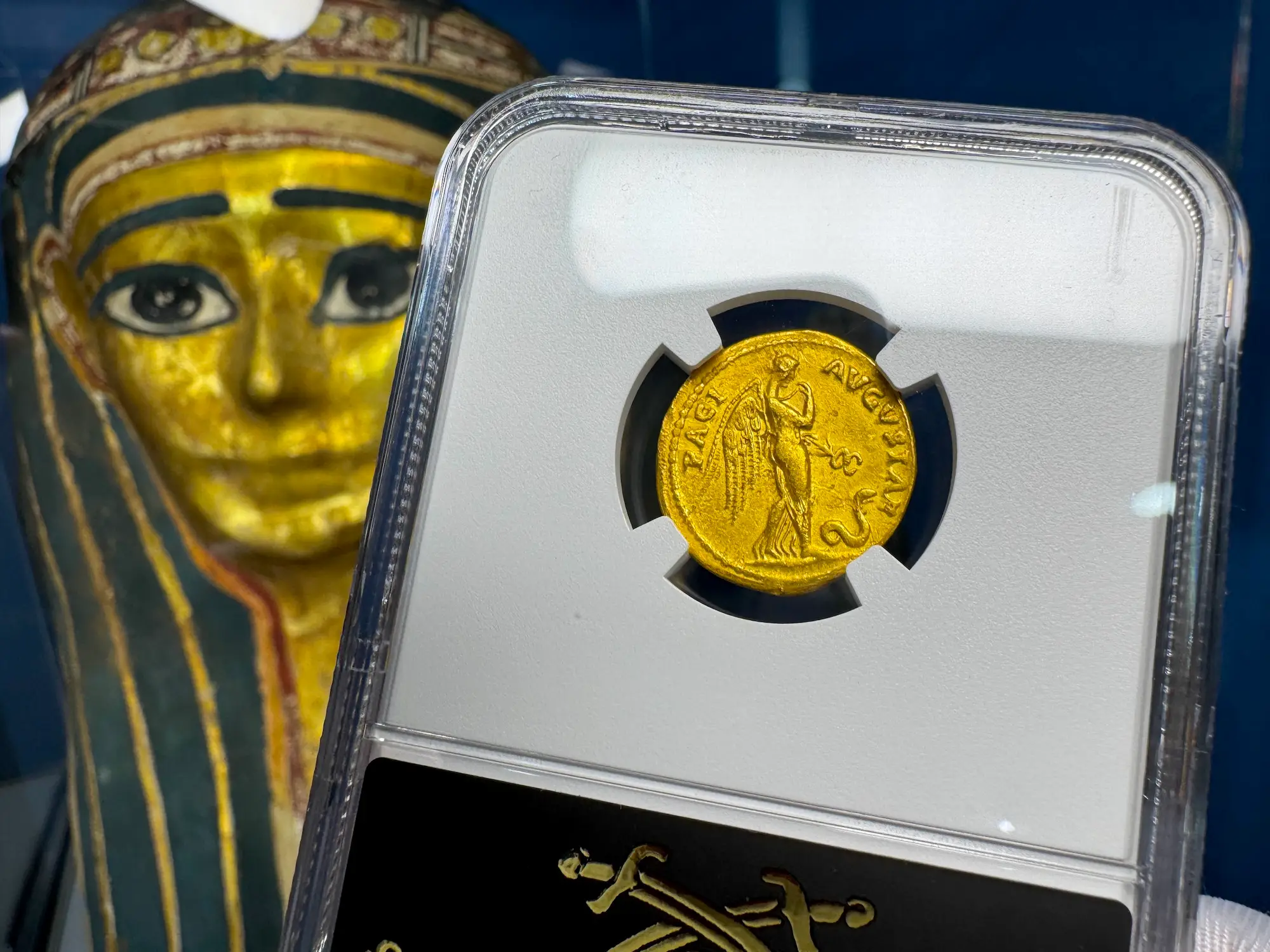 Roman Empire "Claudius" 5th of 12 Caesars NGC Ch VF 22