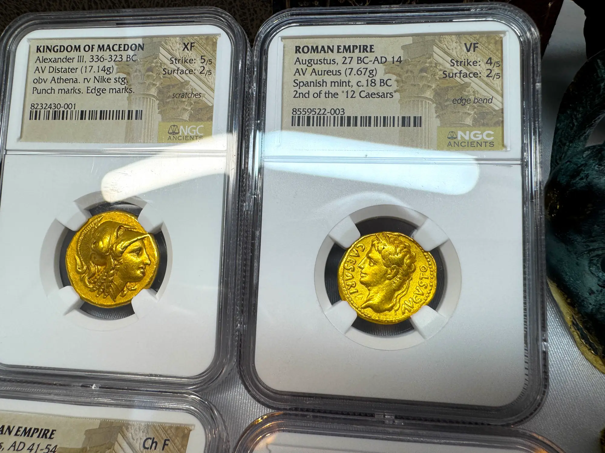 Roman Empire "Augustus" 2nd of 12 Caesars NGC VF 18