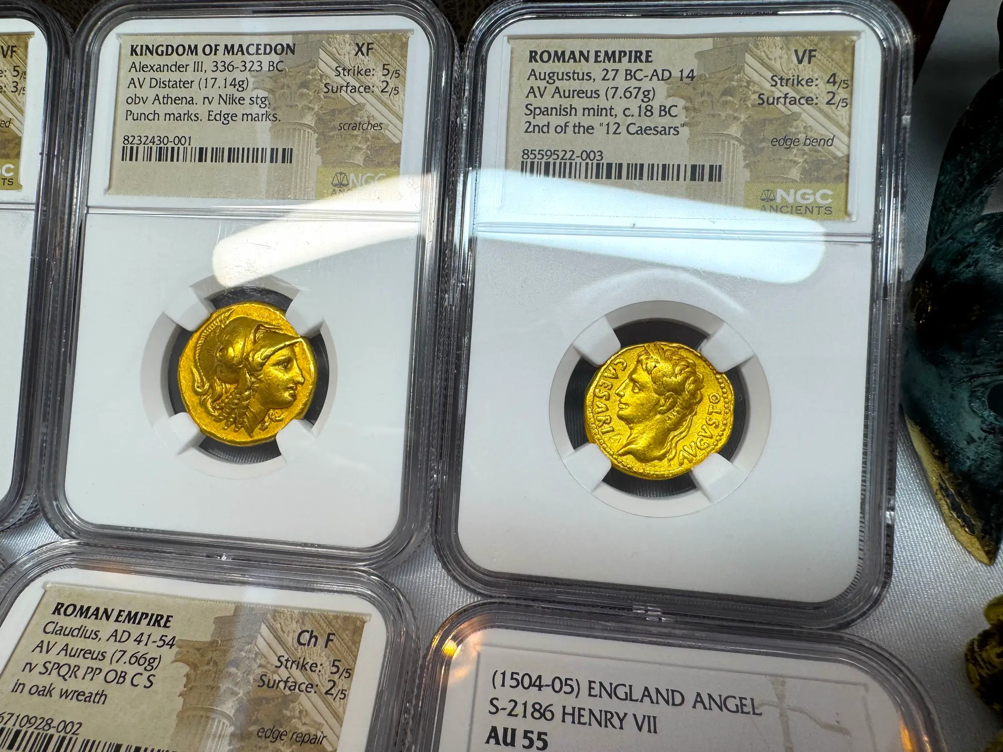 Roman Empire "Augustus" 2nd of 12 Caesars NGC VF 19