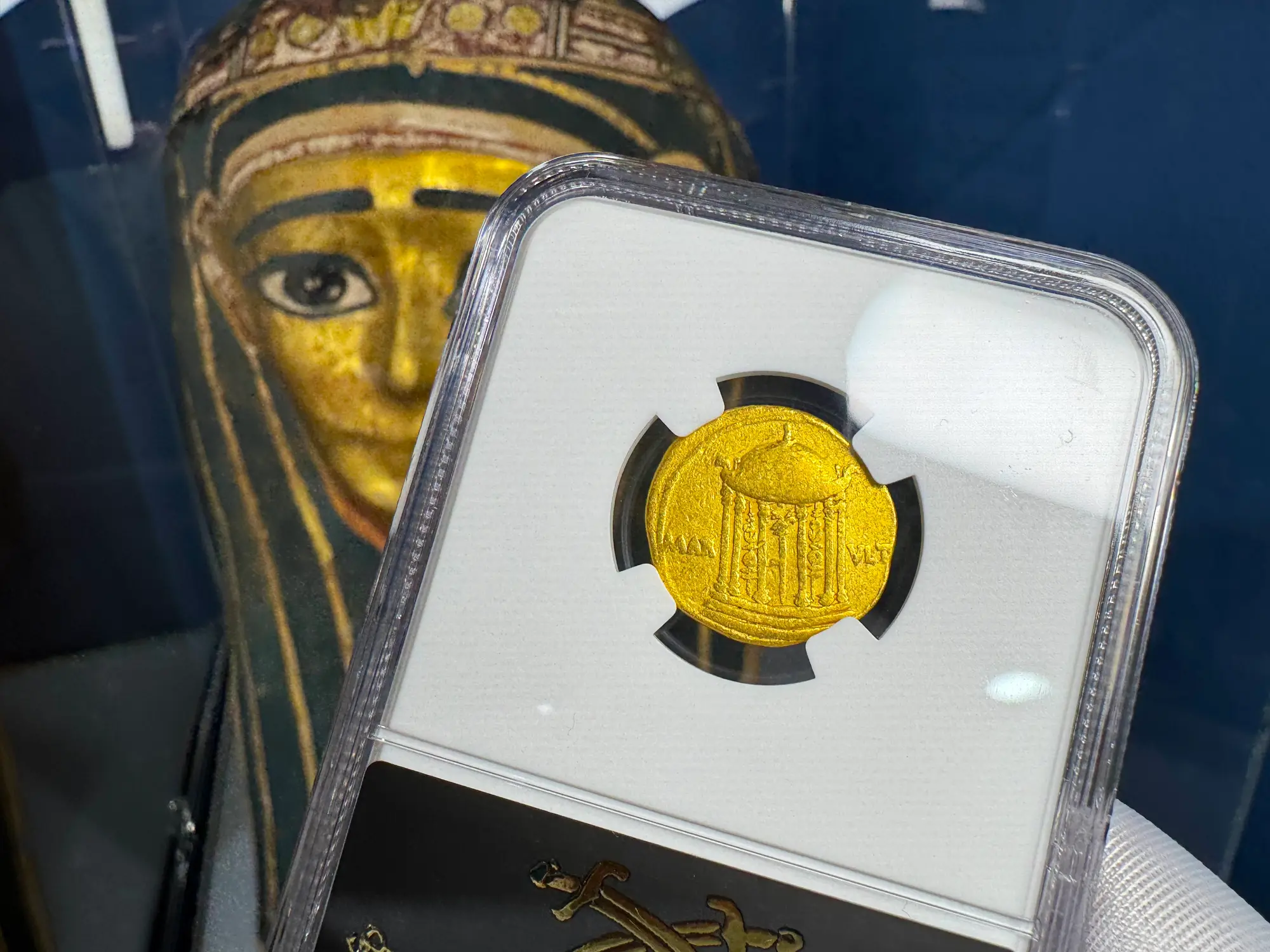 Roman Empire "Augustus" 2nd of 12 Caesars NGC VF 5