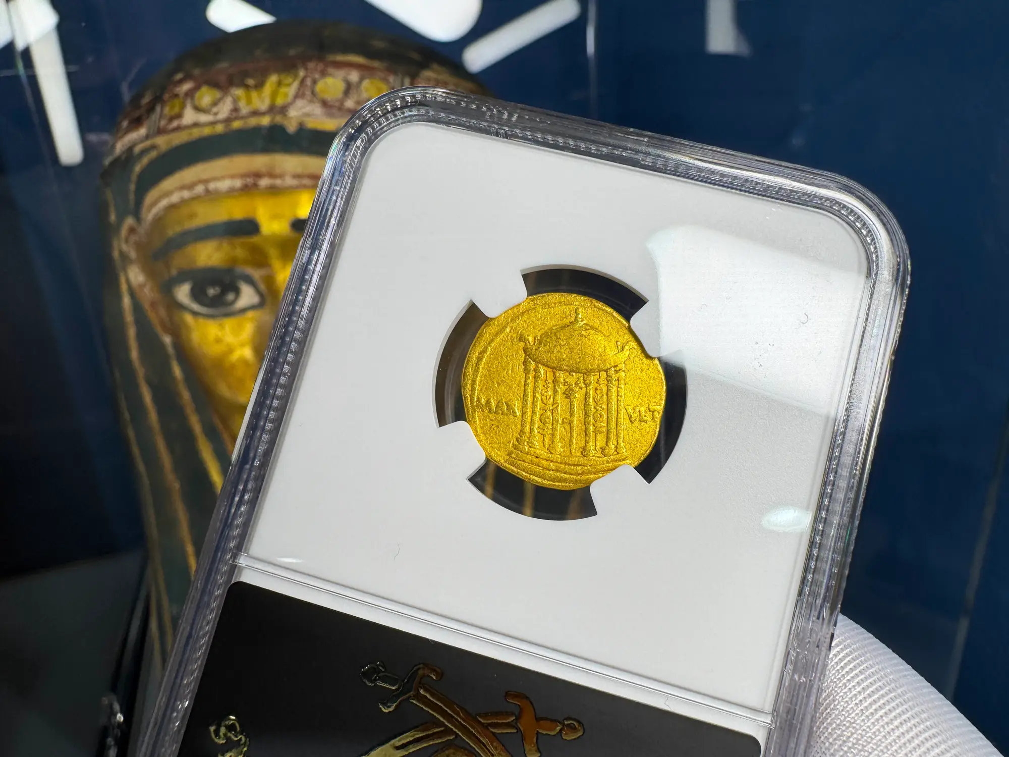 Roman Empire "Augustus" 2nd of 12 Caesars NGC VF 6