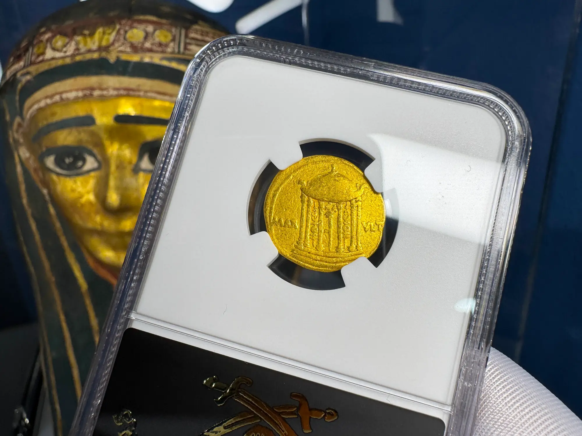 Roman Empire "Augustus" 2nd of 12 Caesars NGC VF 7