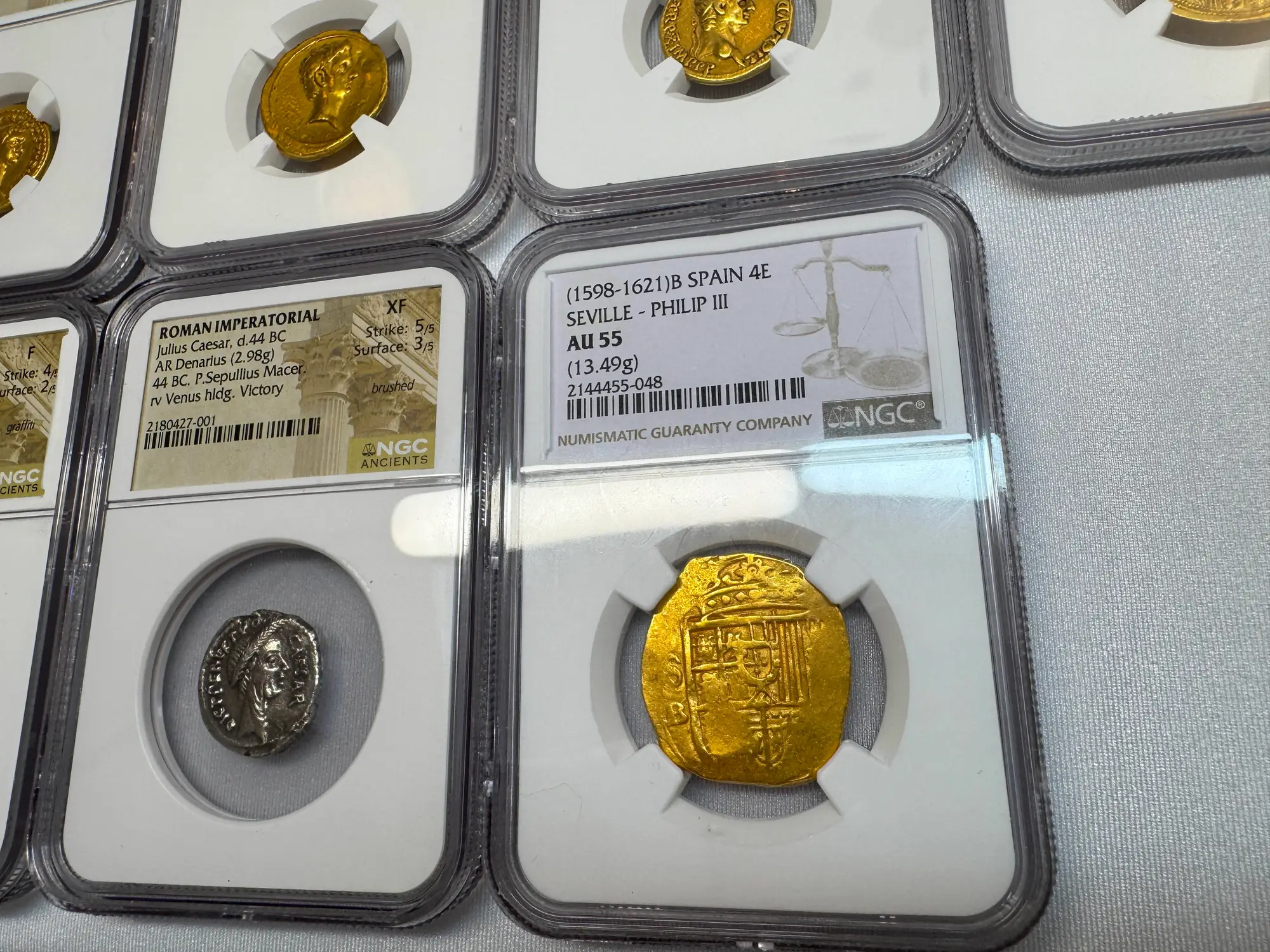 Spain 4 Escudos 1598-21 "Philip III" NGC 55 17