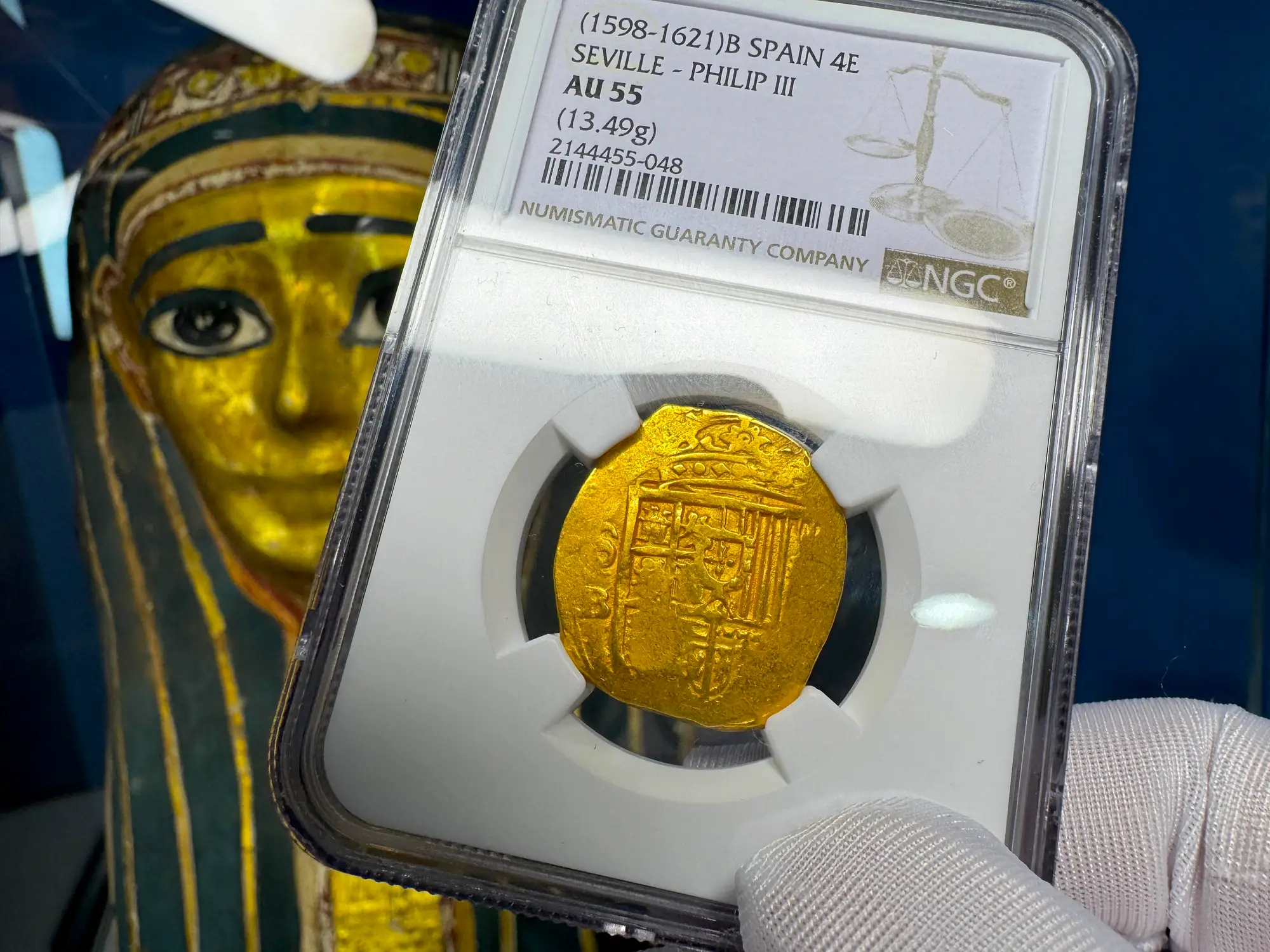 Spain 4 Escudos 1598-21 "Philip III" NGC 55 5