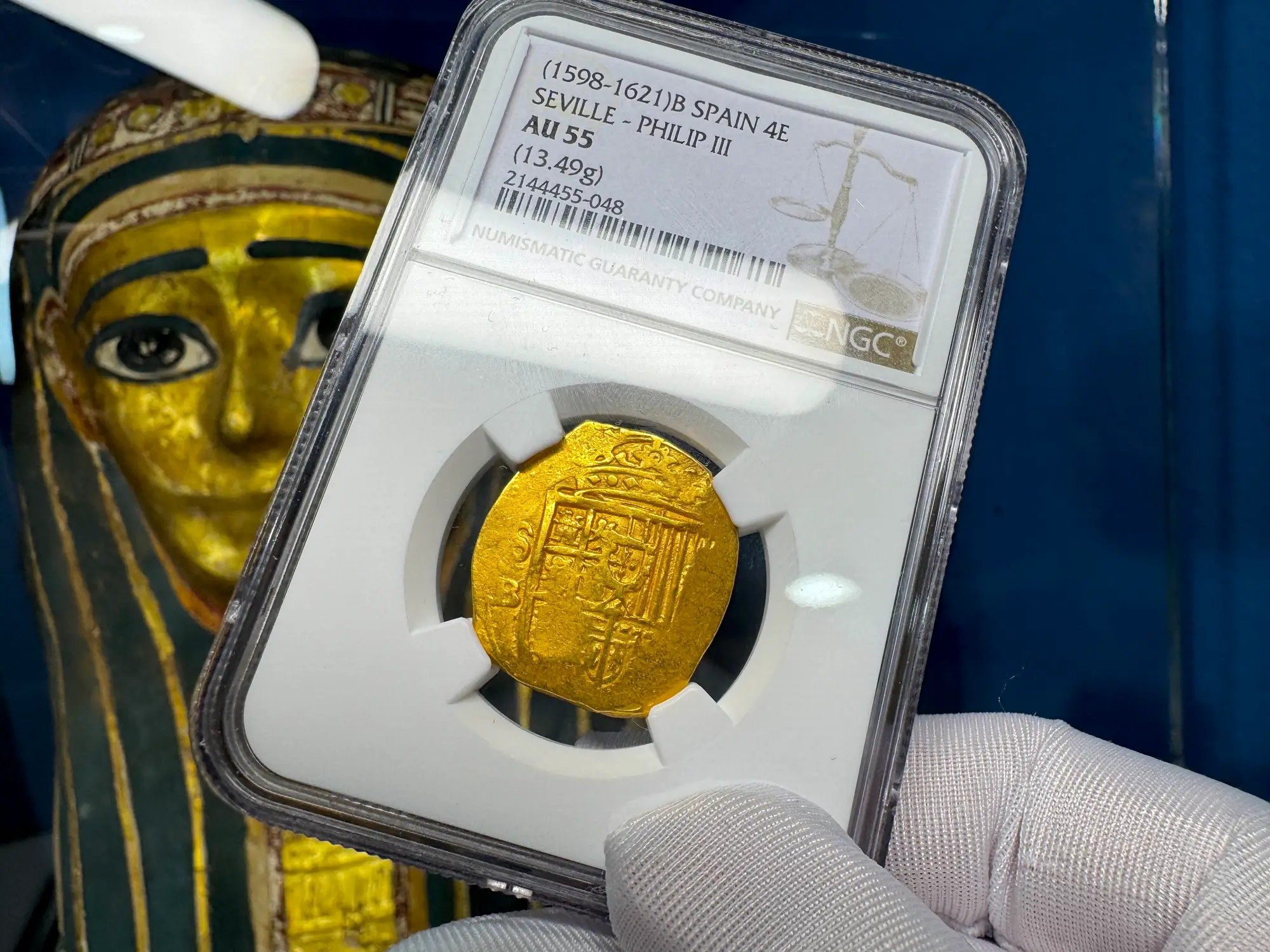 Spain 4 Escudos 1598-21 "Philip III" NGC 55 7