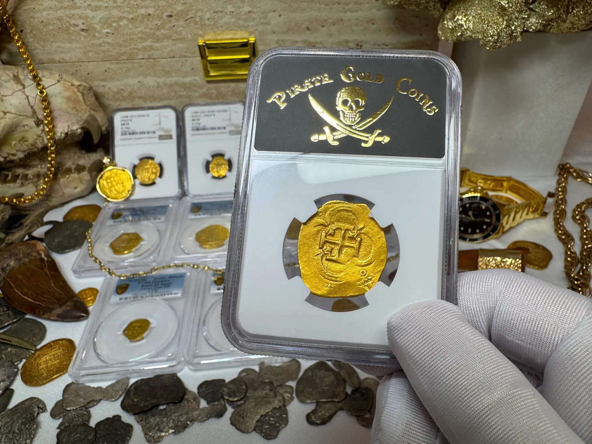 Spain 4 Escudos 1598-21 "Philip III" NGC 55 16