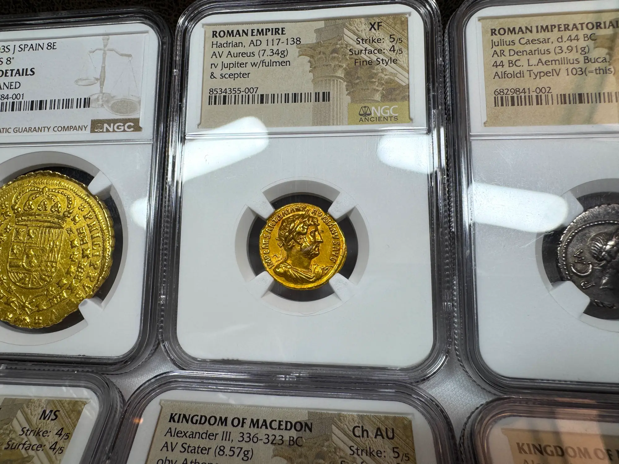 Roman Empire "Hadrian" Aureus NGC XF 20