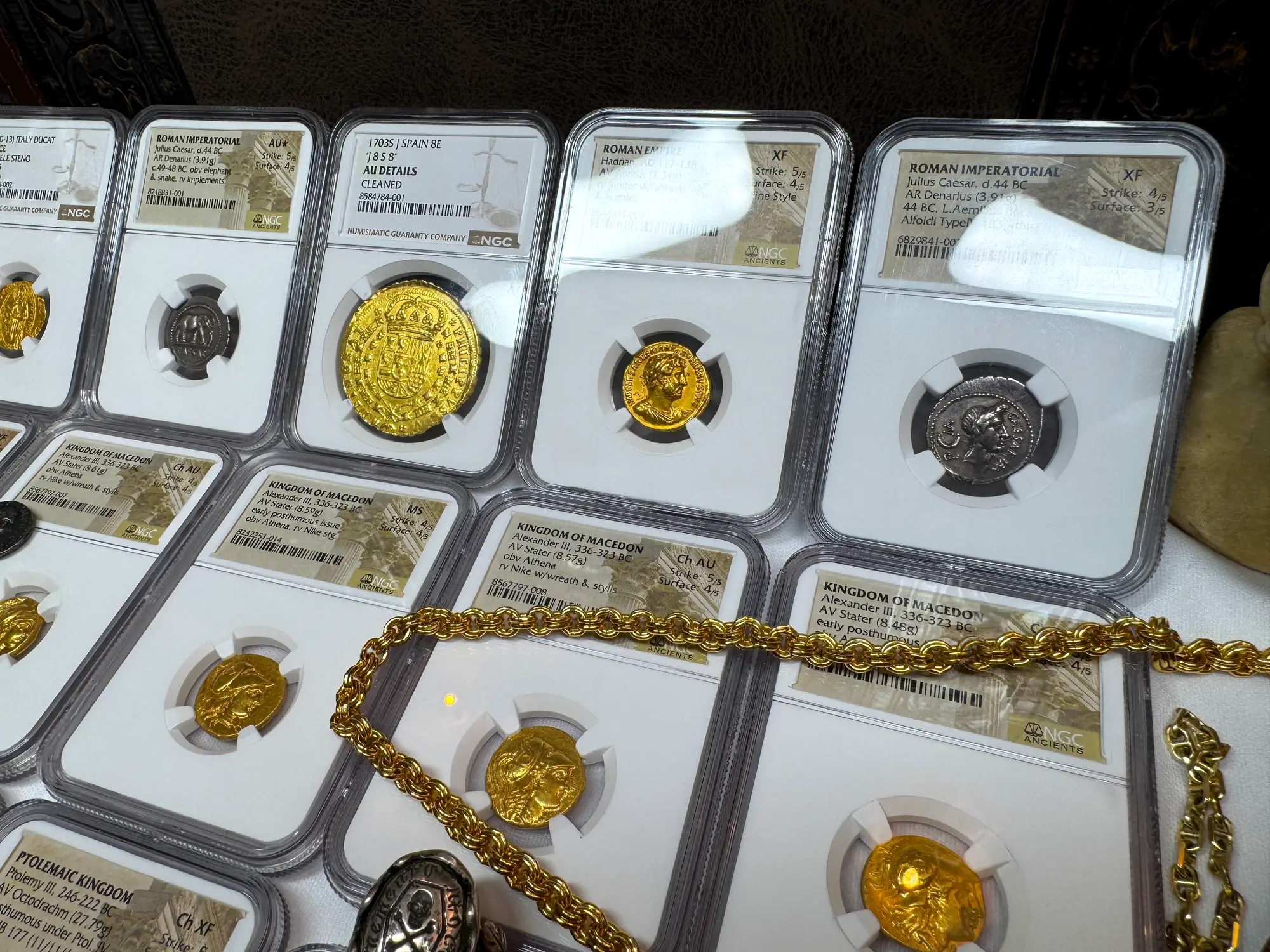 Roman Empire "Hadrian" Aureus NGC XF 7