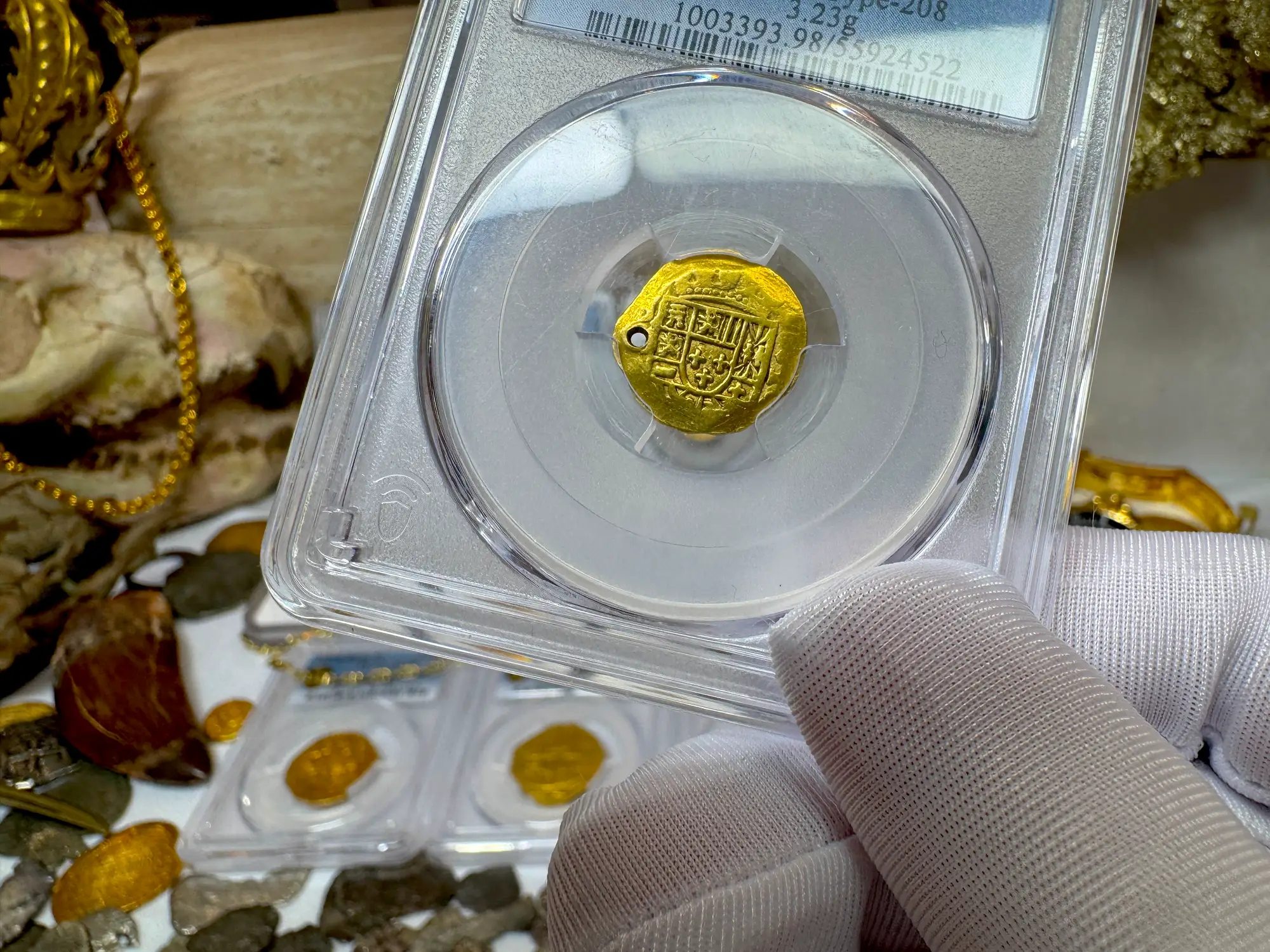 Mexico 1 Escudo 1715-28 "Perfect Pendant Piece" PCGS 30