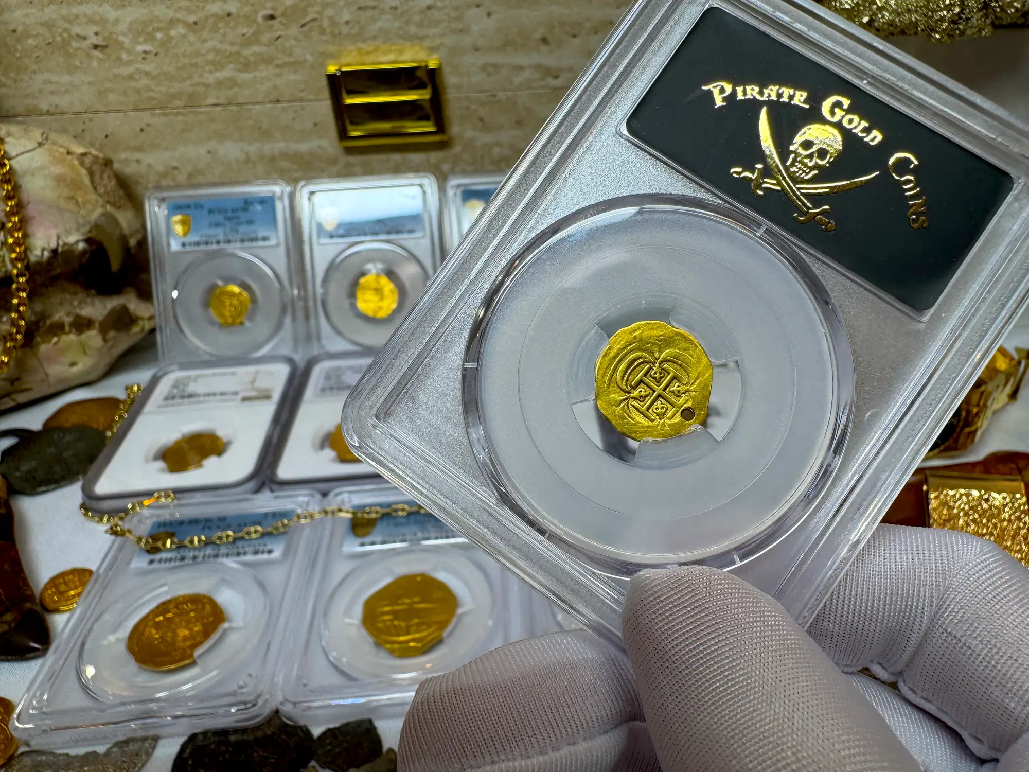 Mexico 1 Escudo 1715-28 "Perfect Pendant Piece" PCGS 9