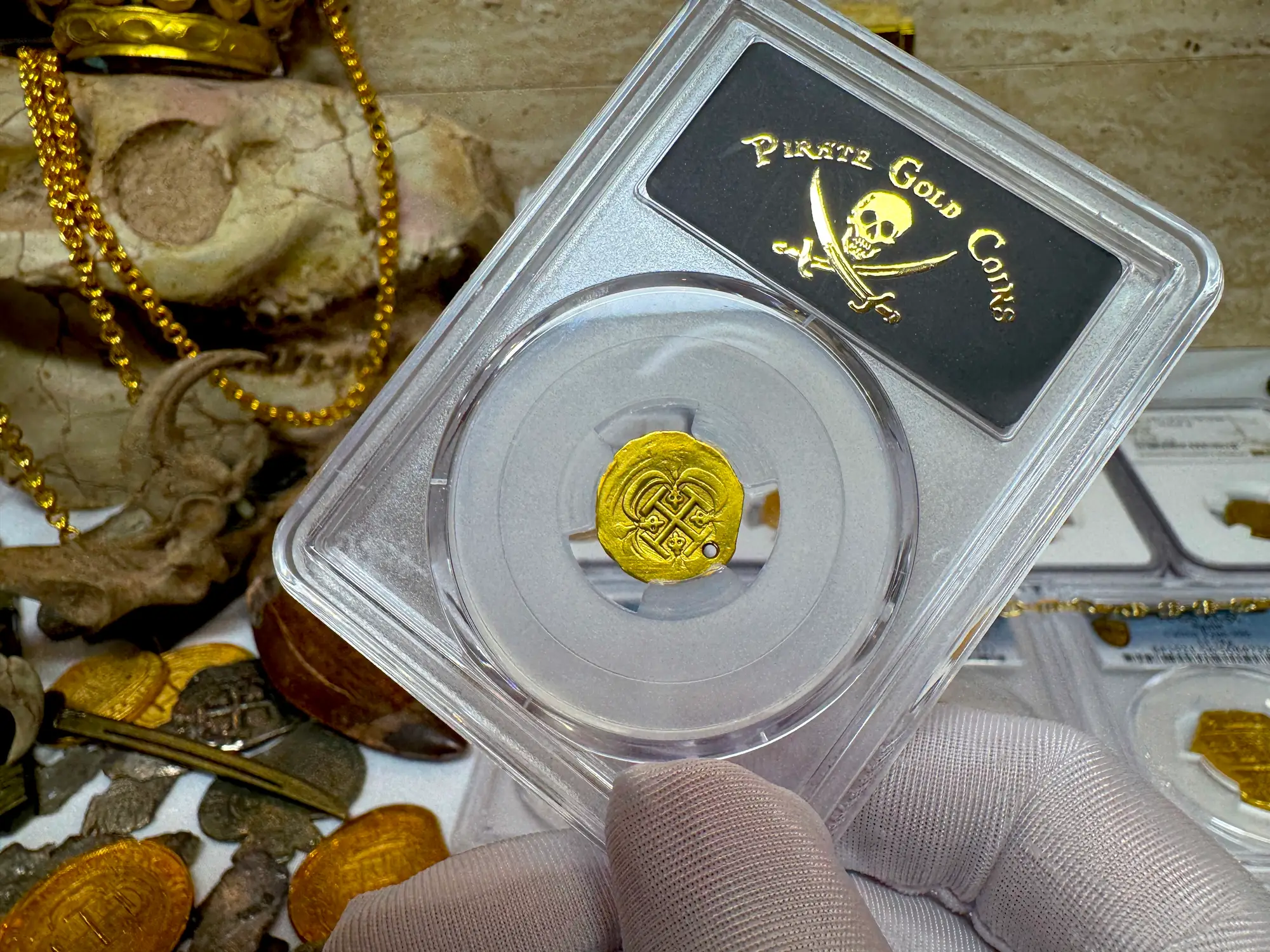 Mexico 1 Escudo 1715-28 "Perfect Pendant Piece" PCGS 21