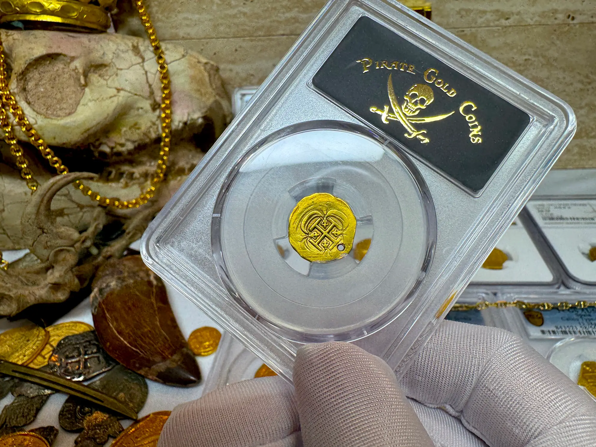 Mexico 1 Escudo 1715-28 "Perfect Pendant Piece" PCGS 23