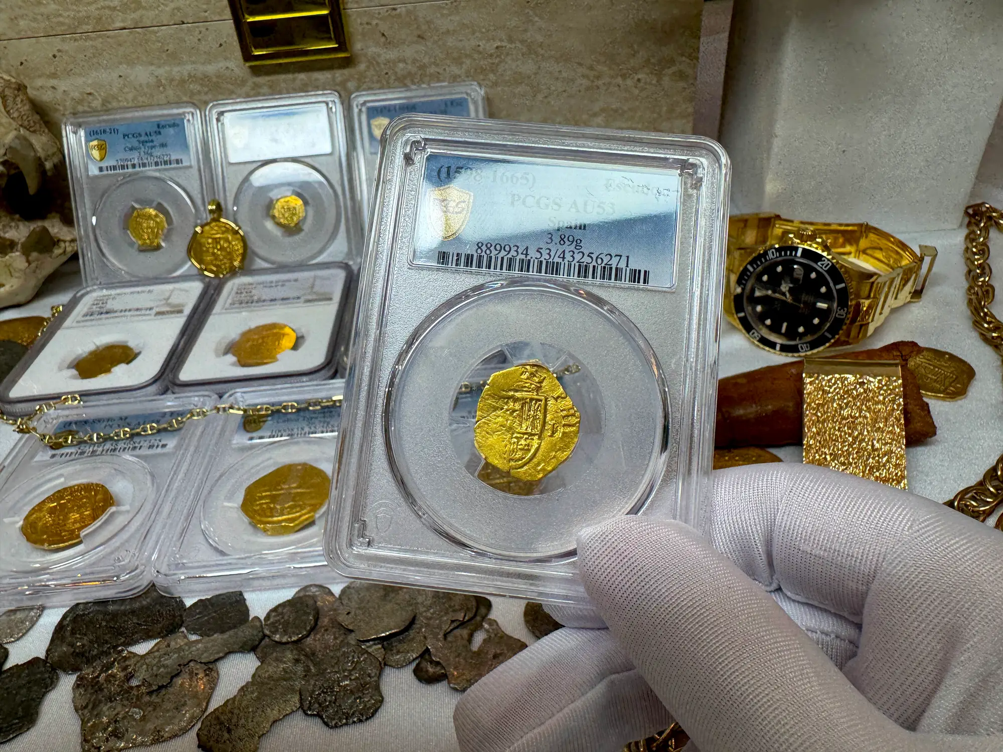 Spain 1 Escudo 1598-1665 "Philip III" PCGS 53 6