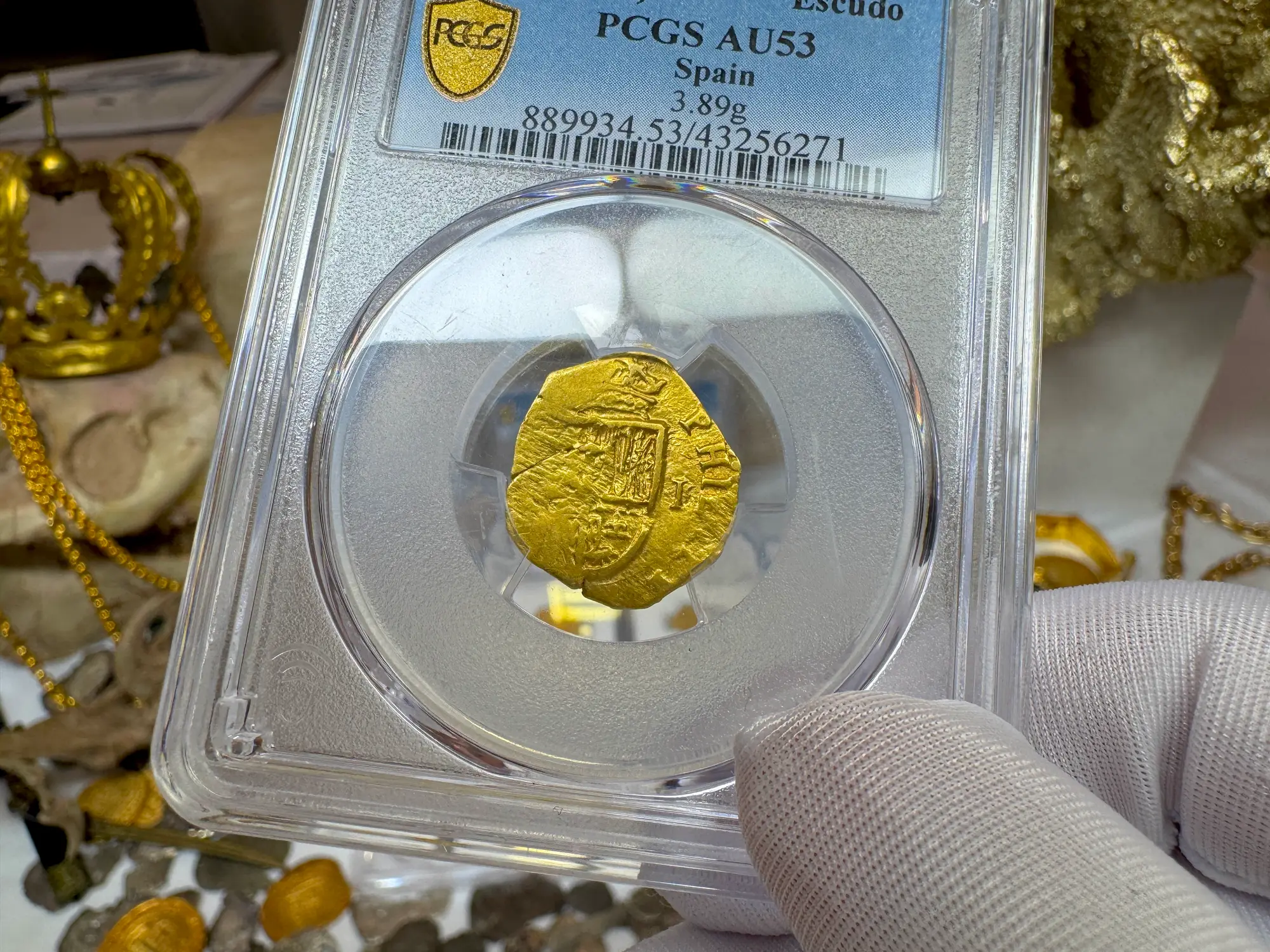 Spain 1 Escudo 1598-1665 "Philip III" PCGS 53 8