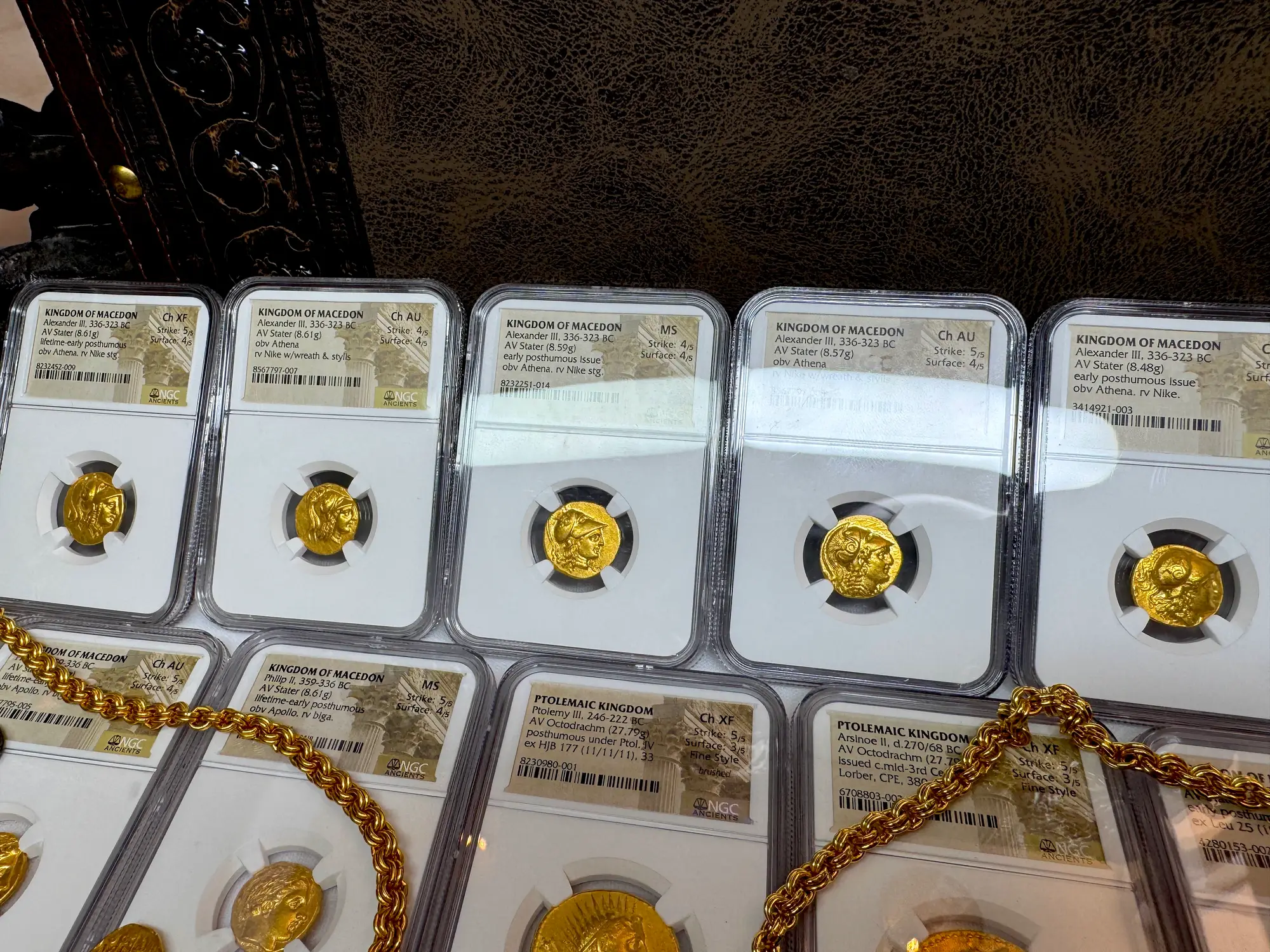 Kingdom of Macedon "Alexander the Great" Stater NGC MS 4x4 23