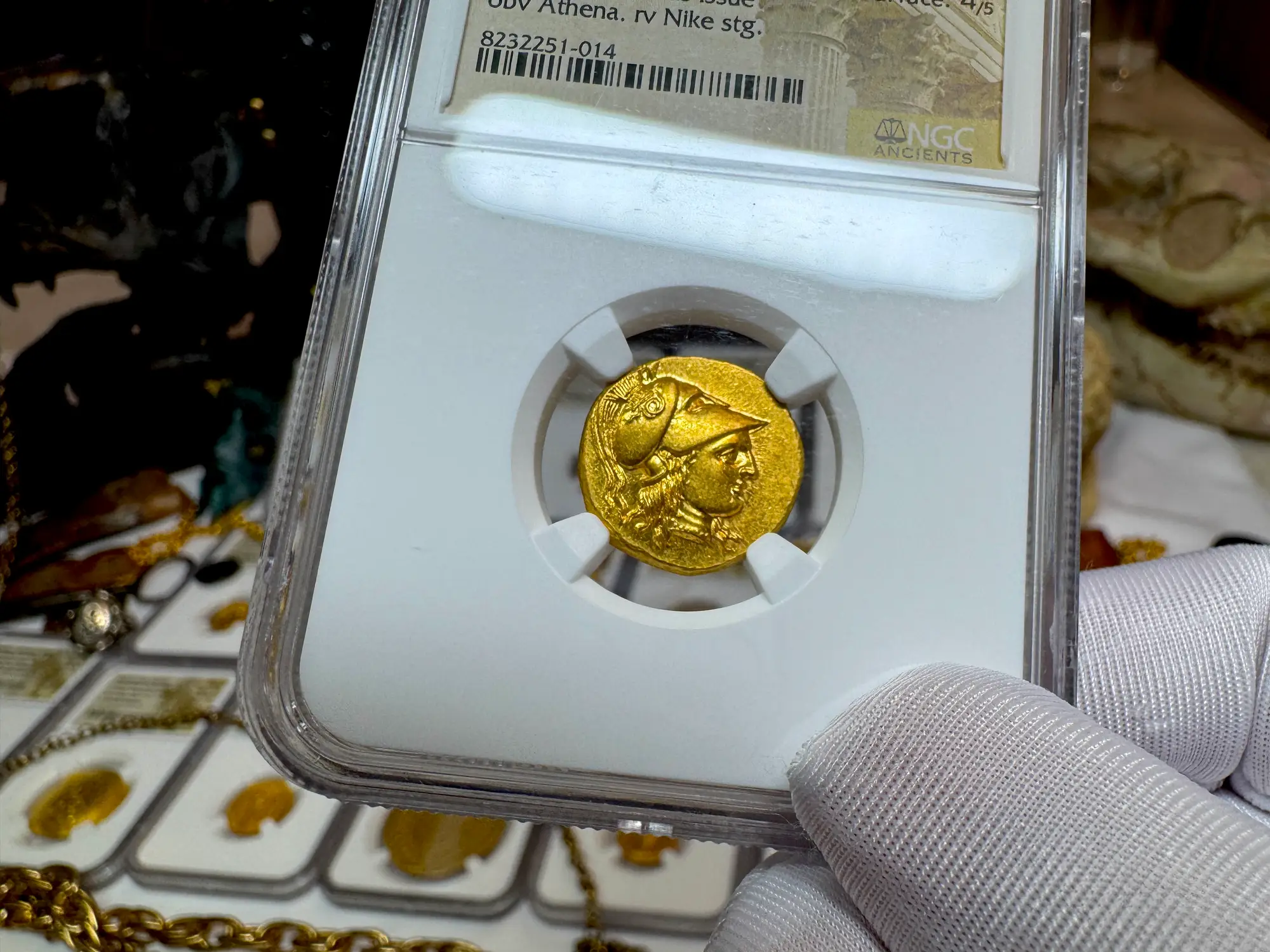 Kingdom of Macedon "Alexander the Great" Stater NGC MS 4x4 4