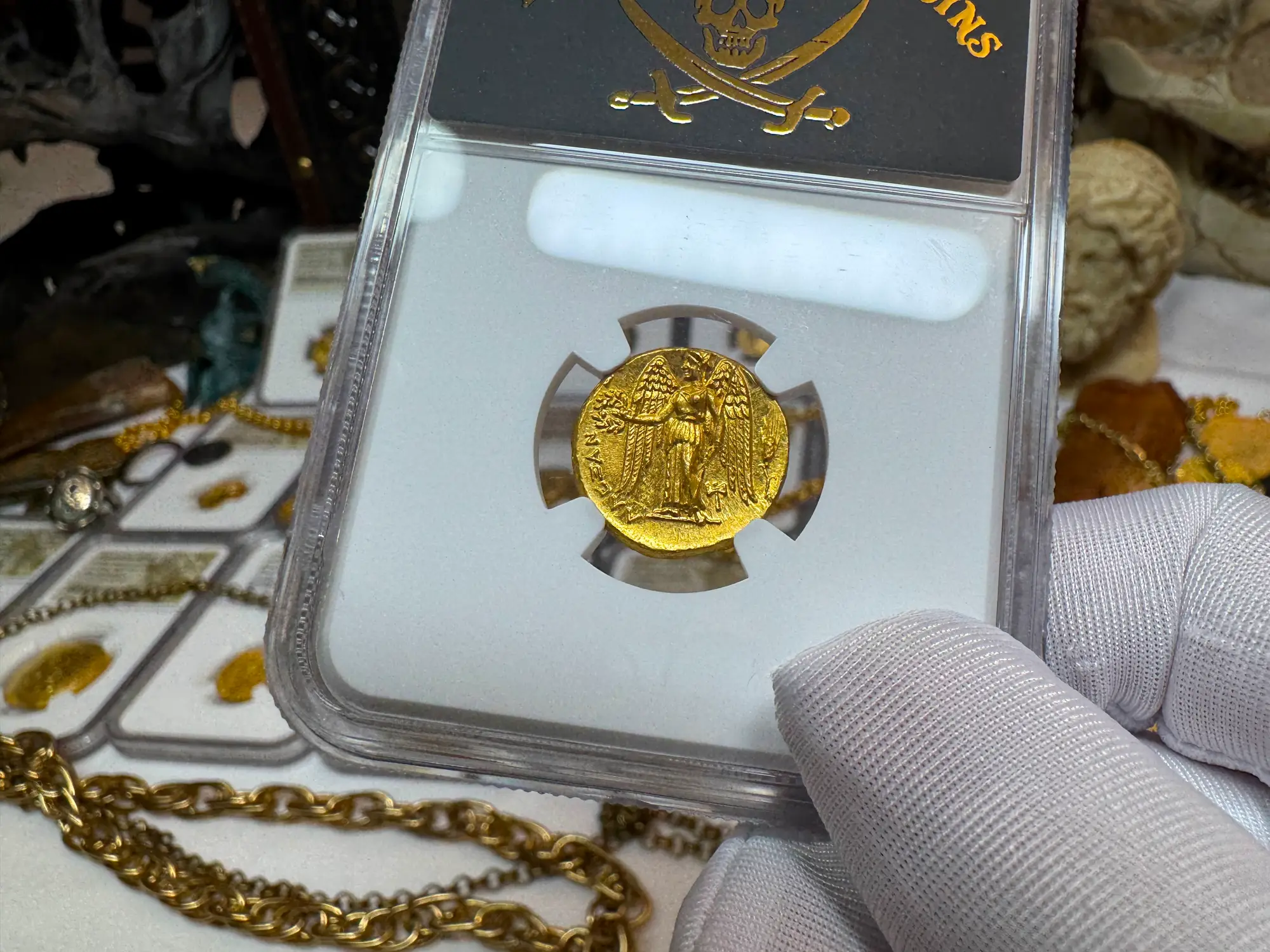 Kingdom of Macedon "Alexander the Great" Stater NGC MS 4x4 6