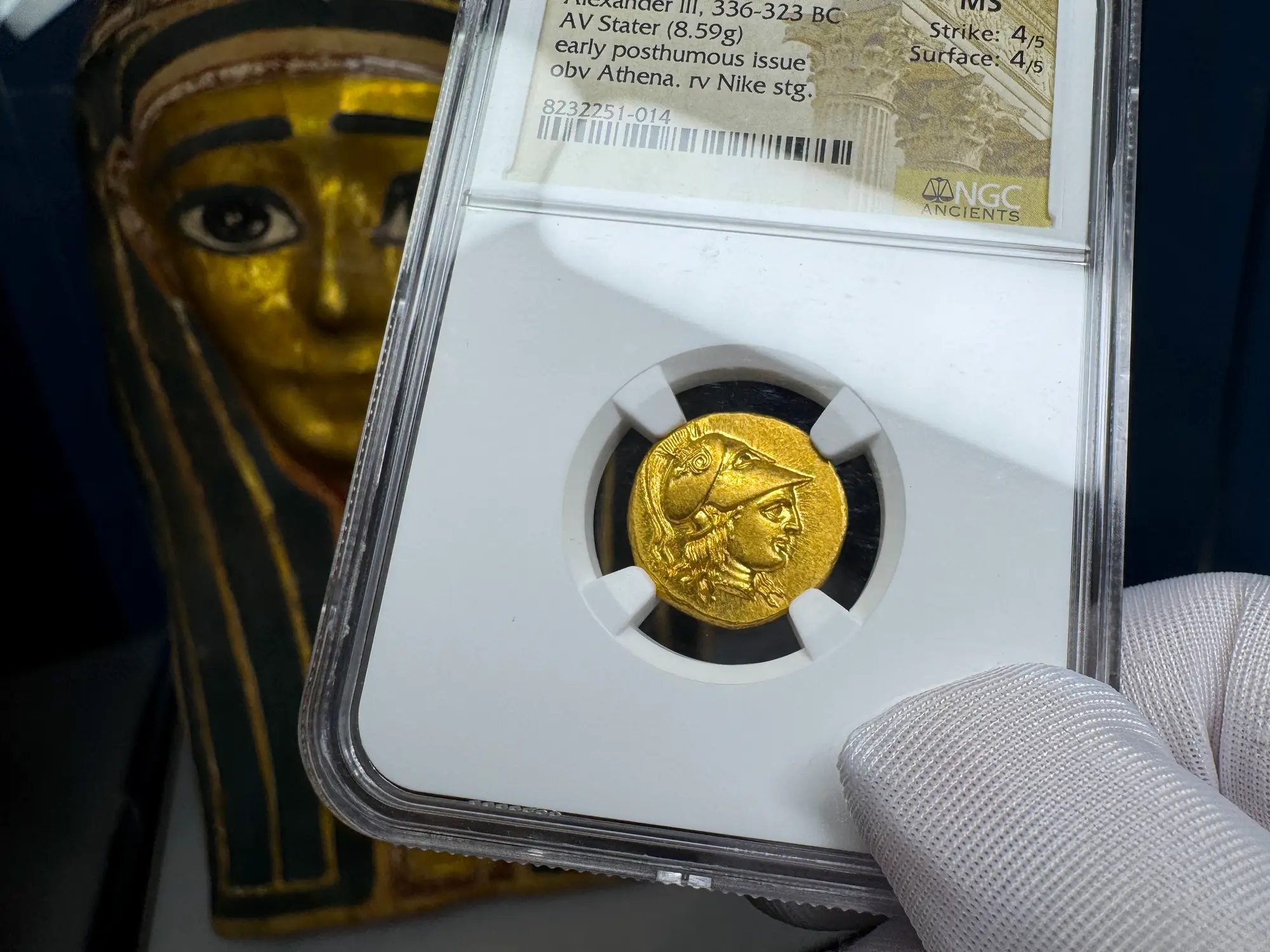 Kingdom of Macedon "Alexander the Great" Stater NGC MS 4x4 30