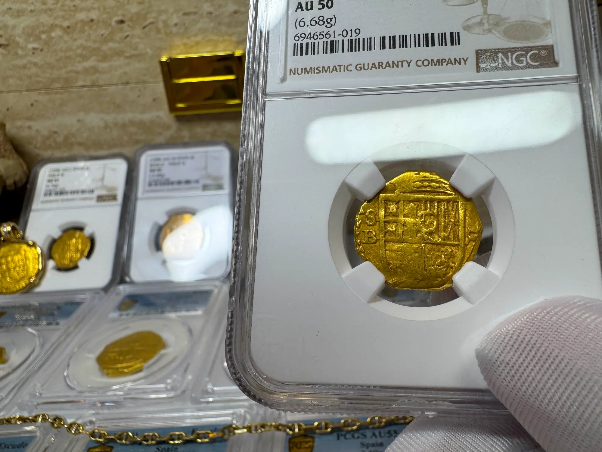 Spain 2 Escudos 1609-12 "Philip III" NGC 50 2