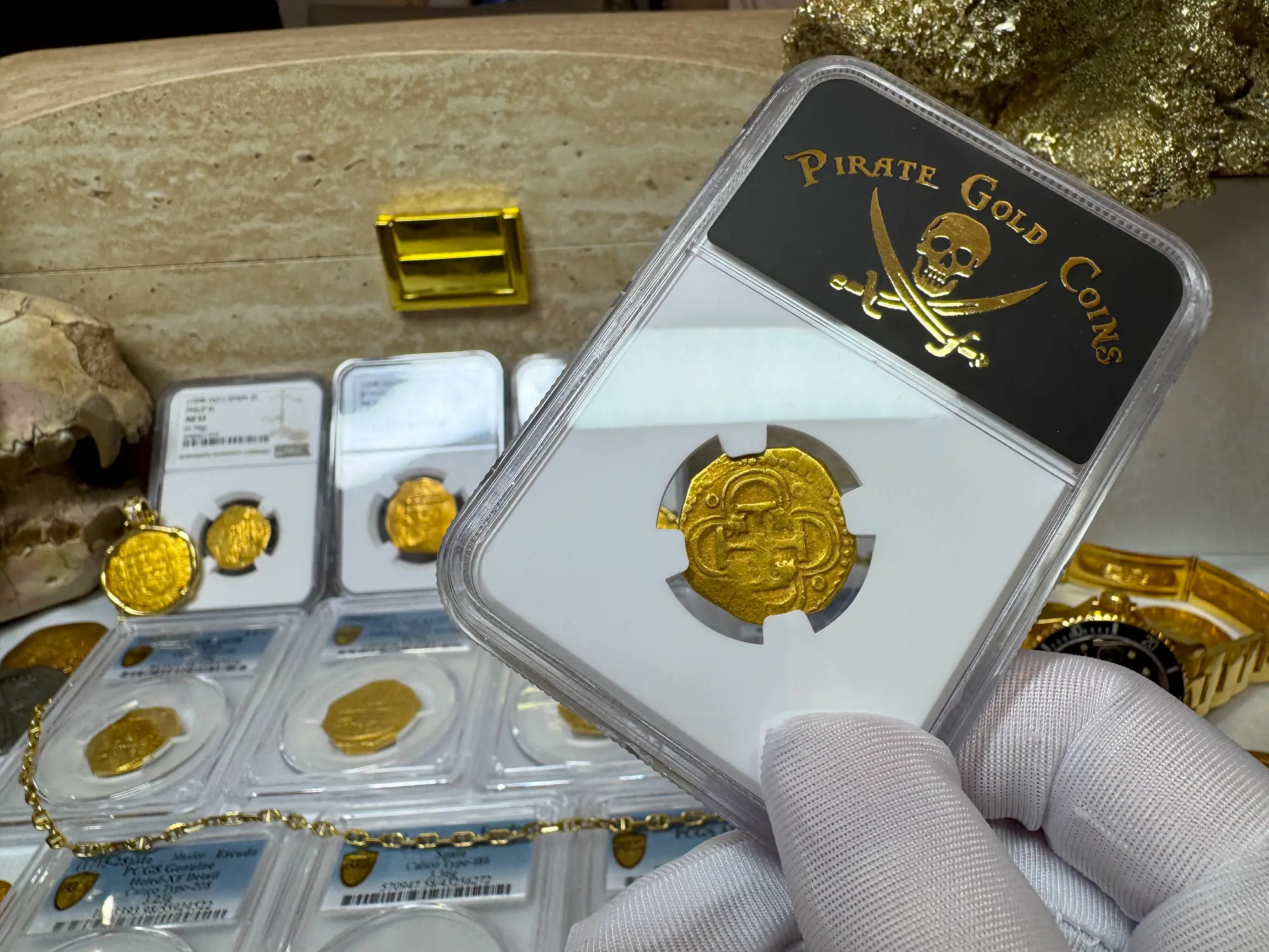 Spain 2 Escudos 1609-12 "Philip III" NGC 50 7