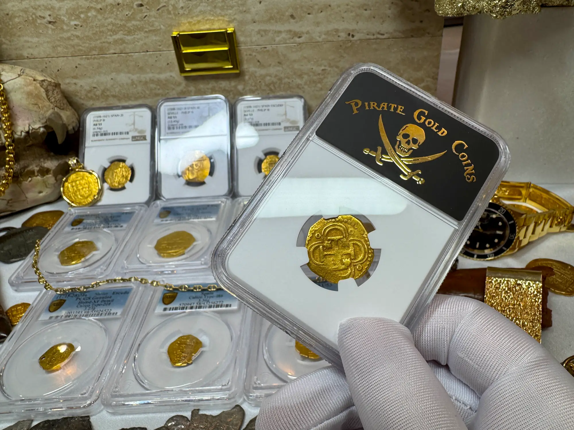 Spain 2 Escudos 1609-12 "Philip III" NGC 50 11