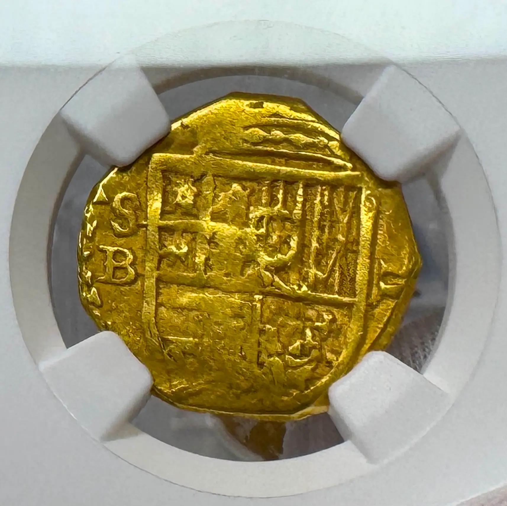 Spain 2 Escudos 1609-12 "Philip III" NGC 50