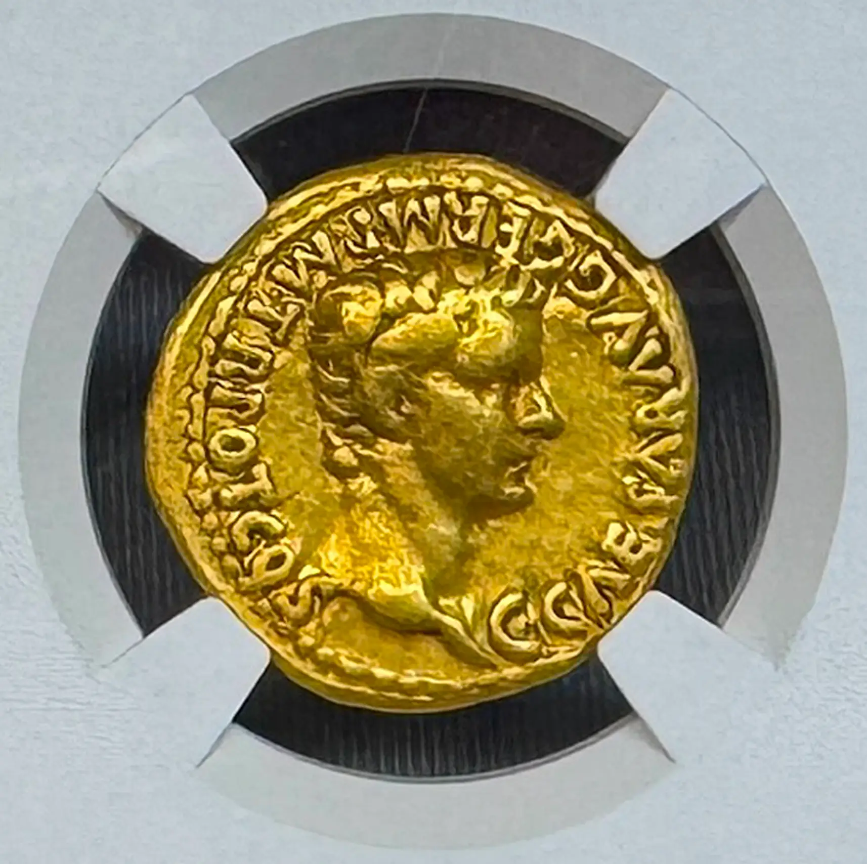 Roman Empire "Caligula" 37-41AD NGC VF 5x2 "Young Caesar" 3