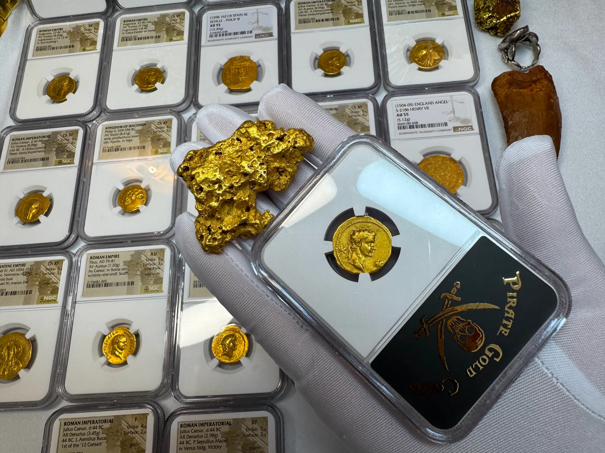 Roman Empire "Caligula" 37-41AD NGC VF 5x2 "Young Caesar" 9