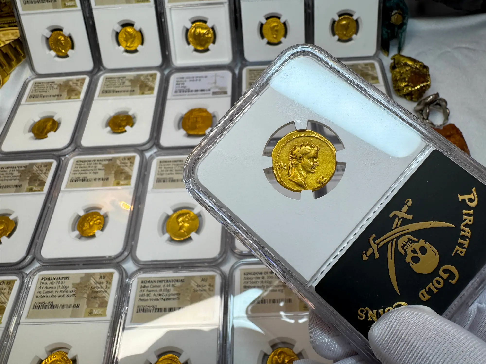 Roman Empire "Caligula" 37-41AD NGC VF 5x2 "Young Caesar" 10