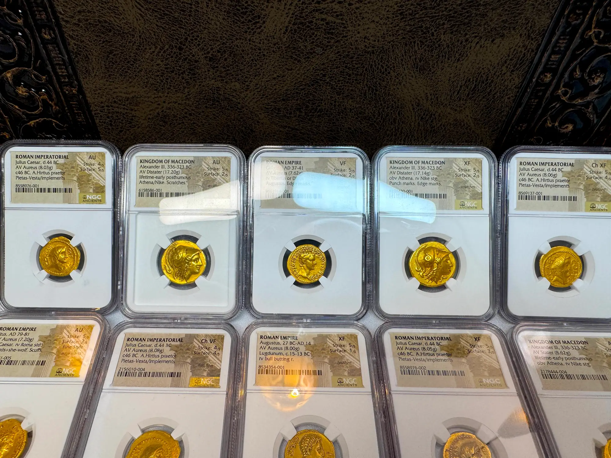 Roman Empire "Caligula" 37-41AD NGC VF 5x2 "Young Caesar" 13