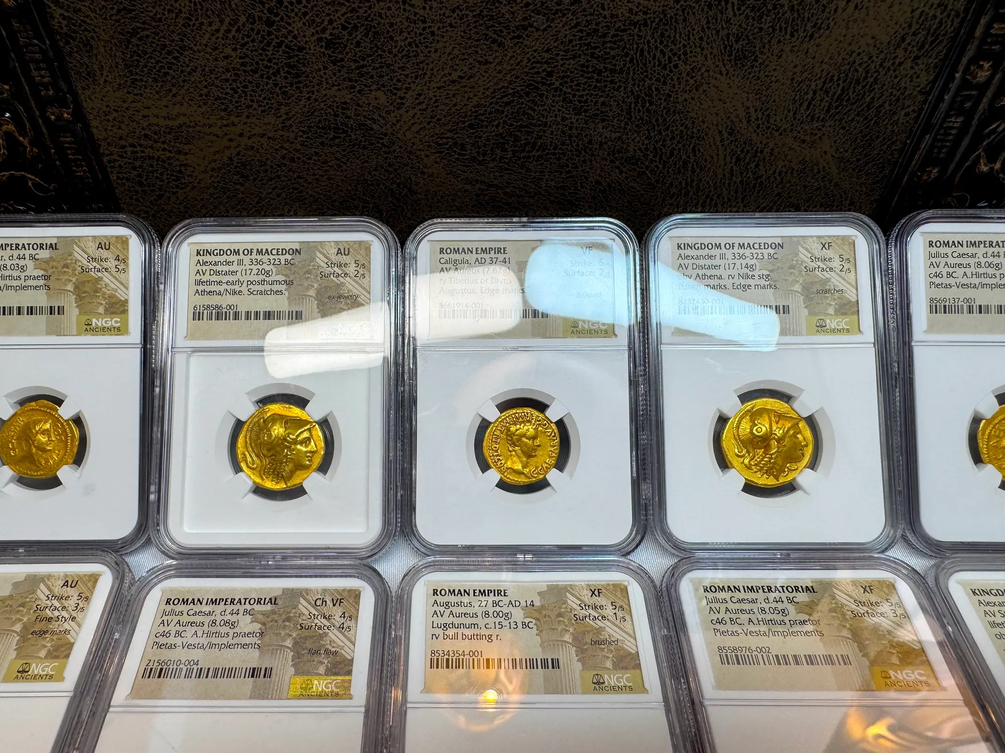 Roman Empire "Caligula" 37-41AD NGC VF 5x2 "Young Caesar" 22