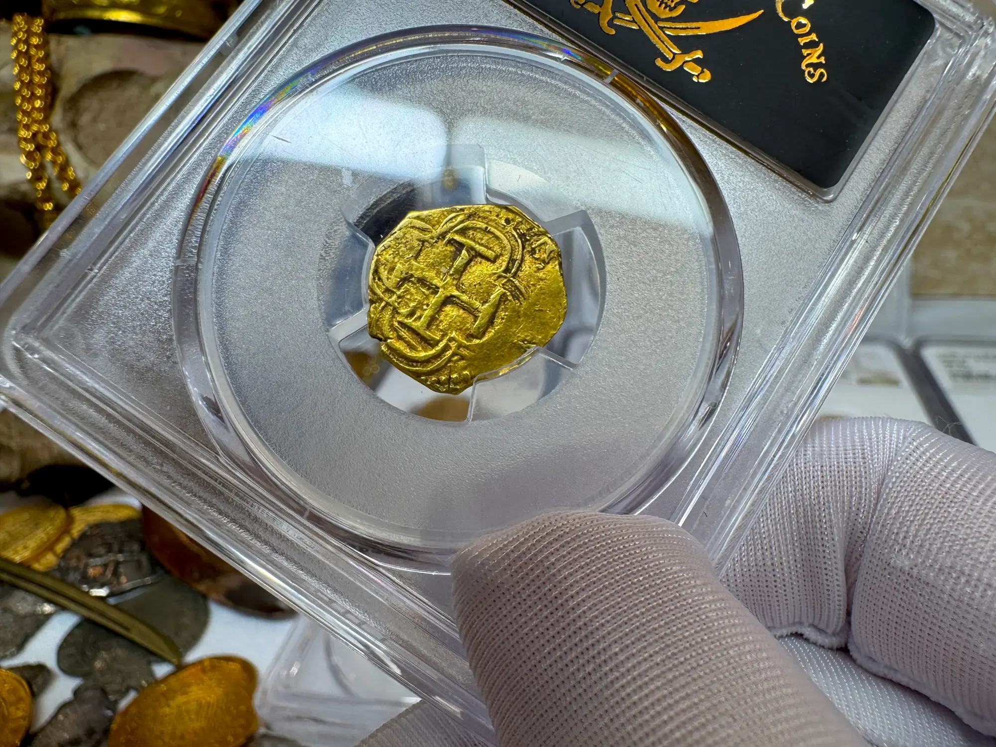 Spain 1 Escudo 1610-21 "Philip III" PCGS 58 7