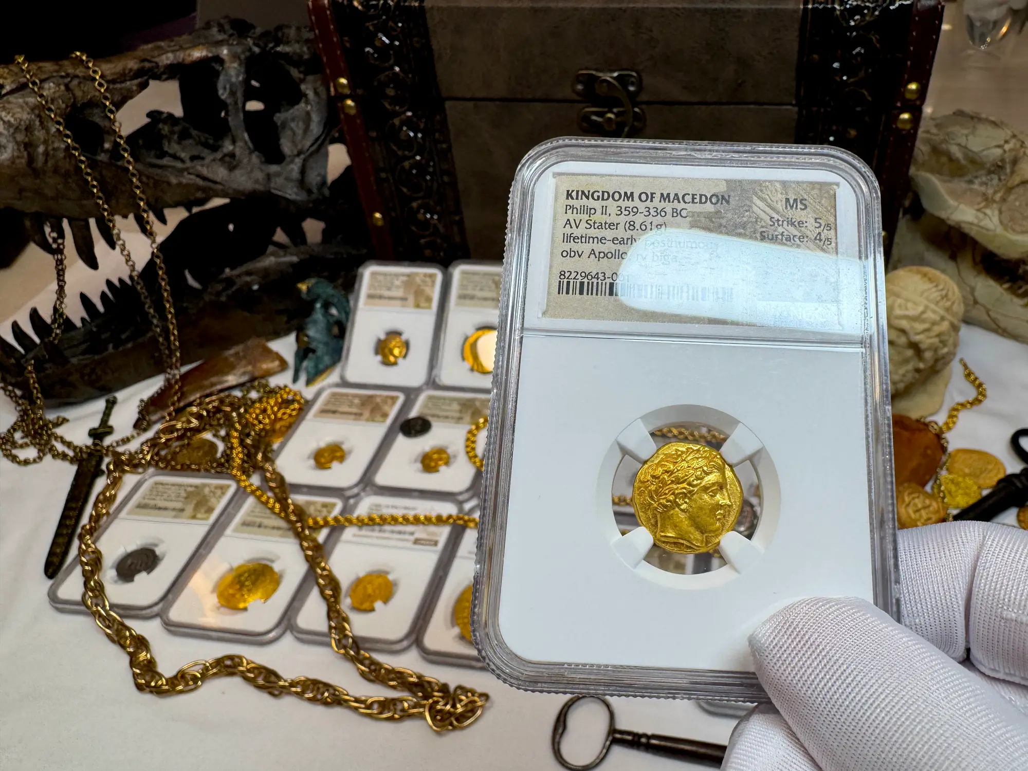 Kingdom of Macedon "Philip" 359BC Stater NGC MS 5x4 25