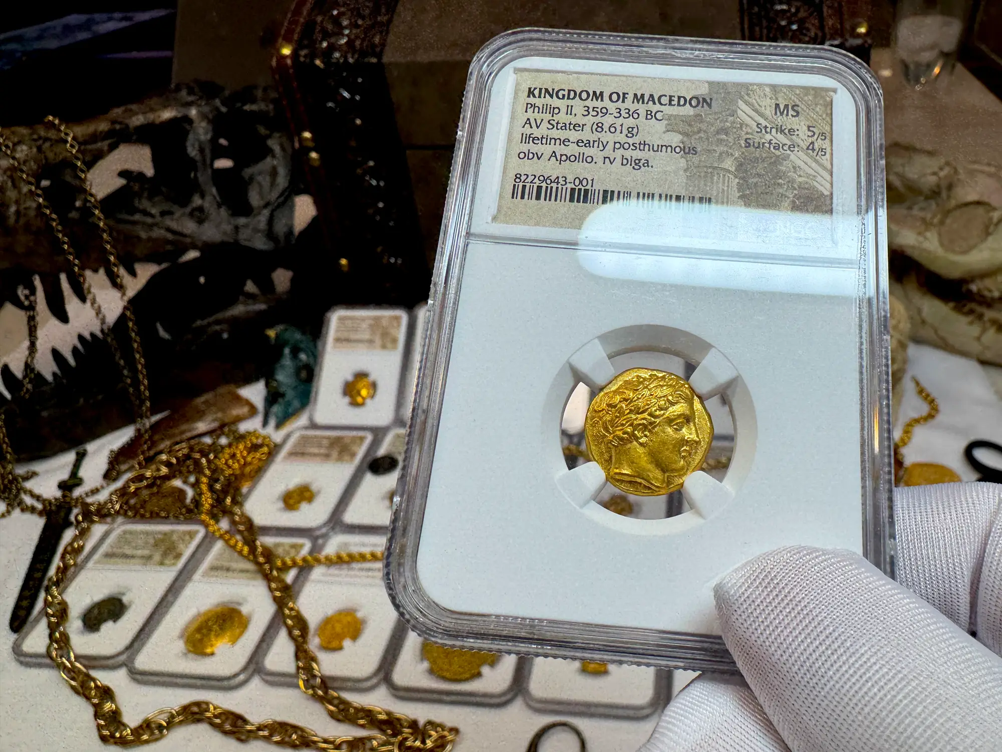 Kingdom of Macedon "Philip" 359BC Stater NGC MS 5x4 41