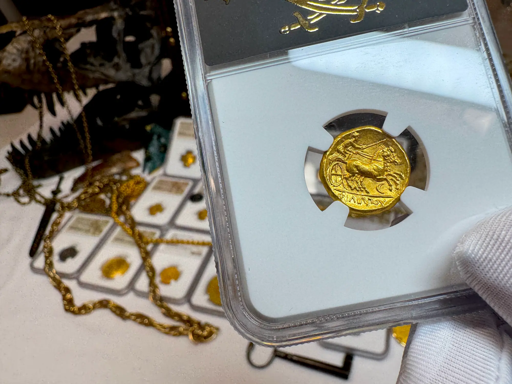 Kingdom of Macedon "Philip" 359BC Stater NGC MS 5x4 30