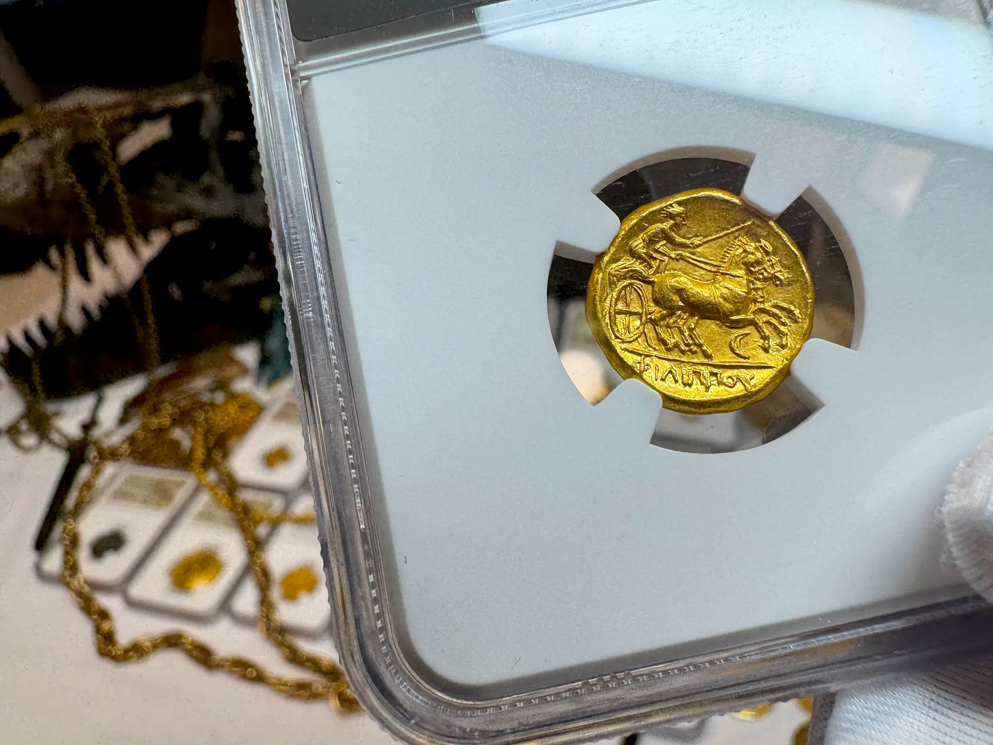 Kingdom of Macedon "Philip" 359BC Stater NGC MS 5x4 31