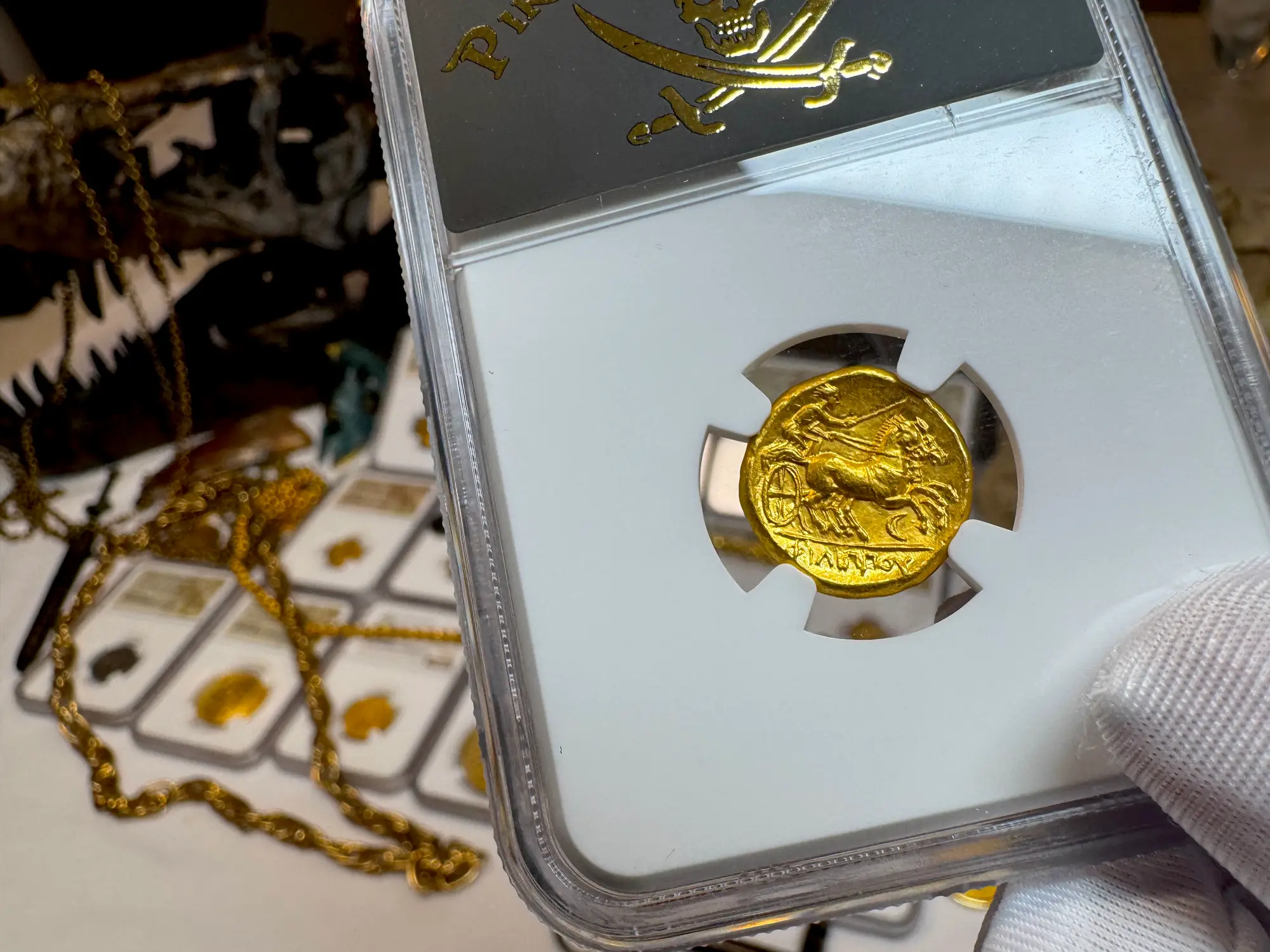 Kingdom of Macedon "Philip" 359BC Stater NGC MS 5x4 5