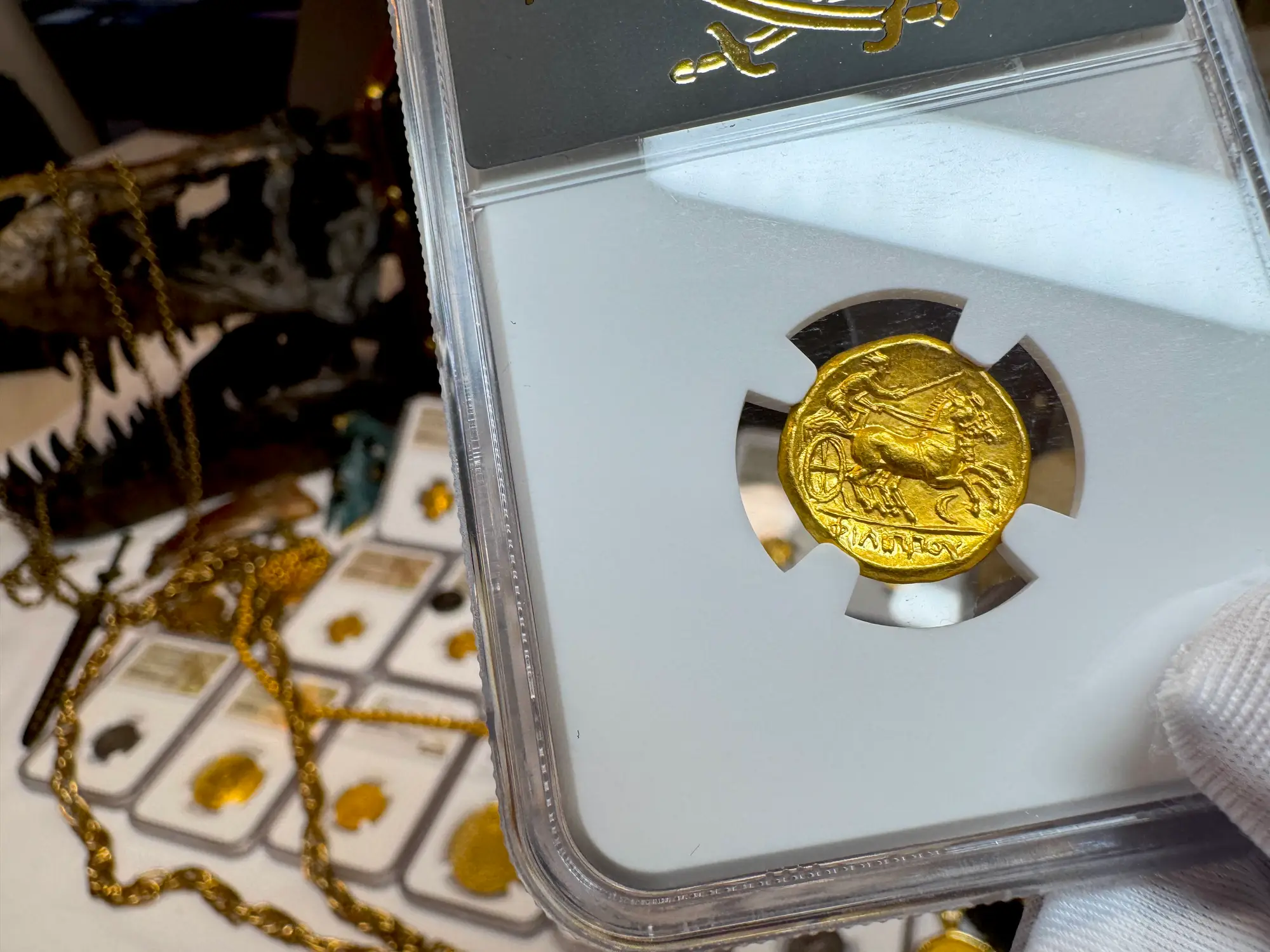 Kingdom of Macedon "Philip" 359BC Stater NGC MS 5x4 6