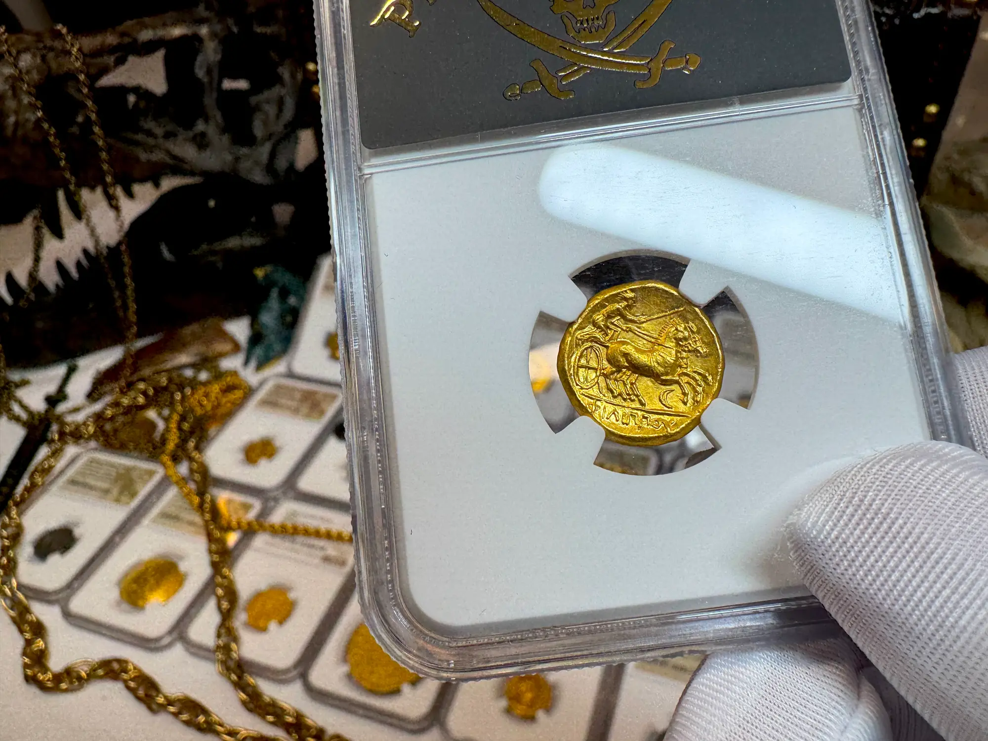 Kingdom of Macedon "Philip" 359BC Stater NGC MS 5x4 32