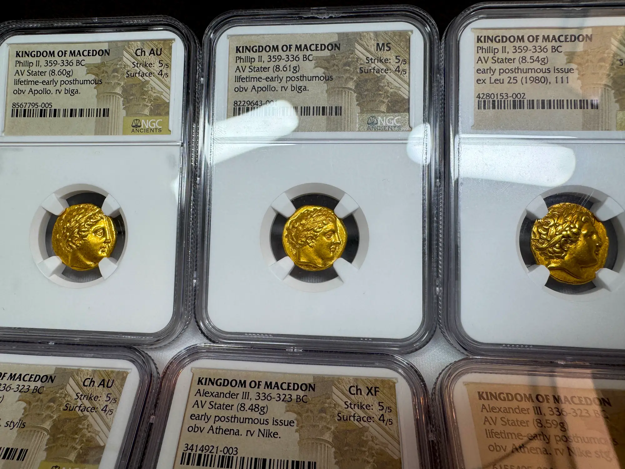 Kingdom of Macedon "Philip" 359BC Stater NGC MS 5x4 10