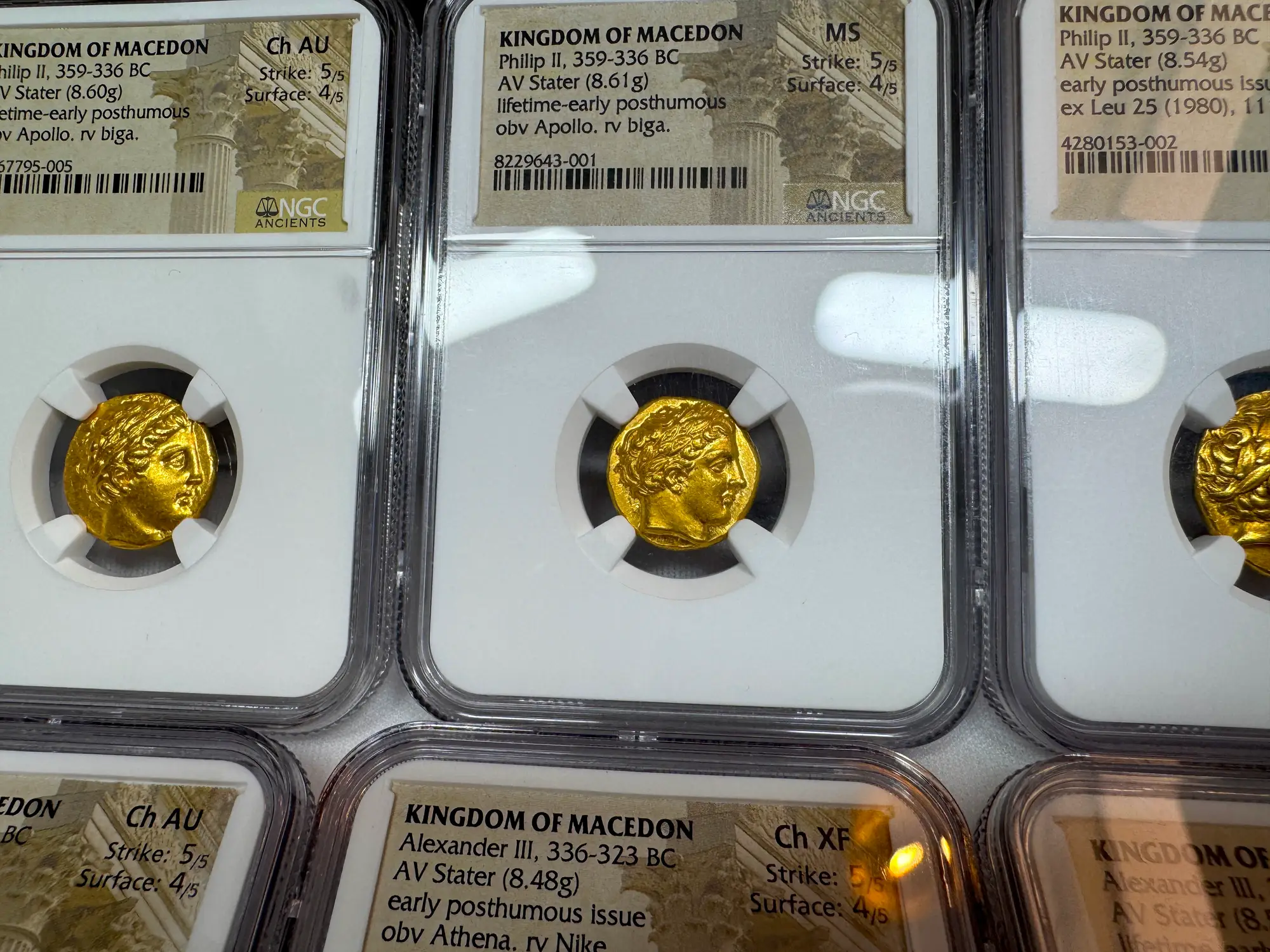 Kingdom of Macedon "Philip" 359BC Stater NGC MS 5x4 11